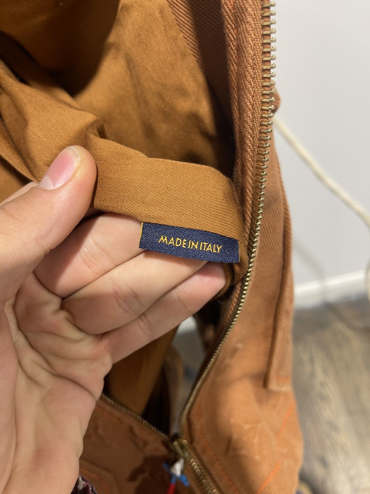 Louis Vuitton Louis Vuitton Orange Brown Carpenter Jacket Size US L / EU 52-54 / 3 - 13 Thumbnail