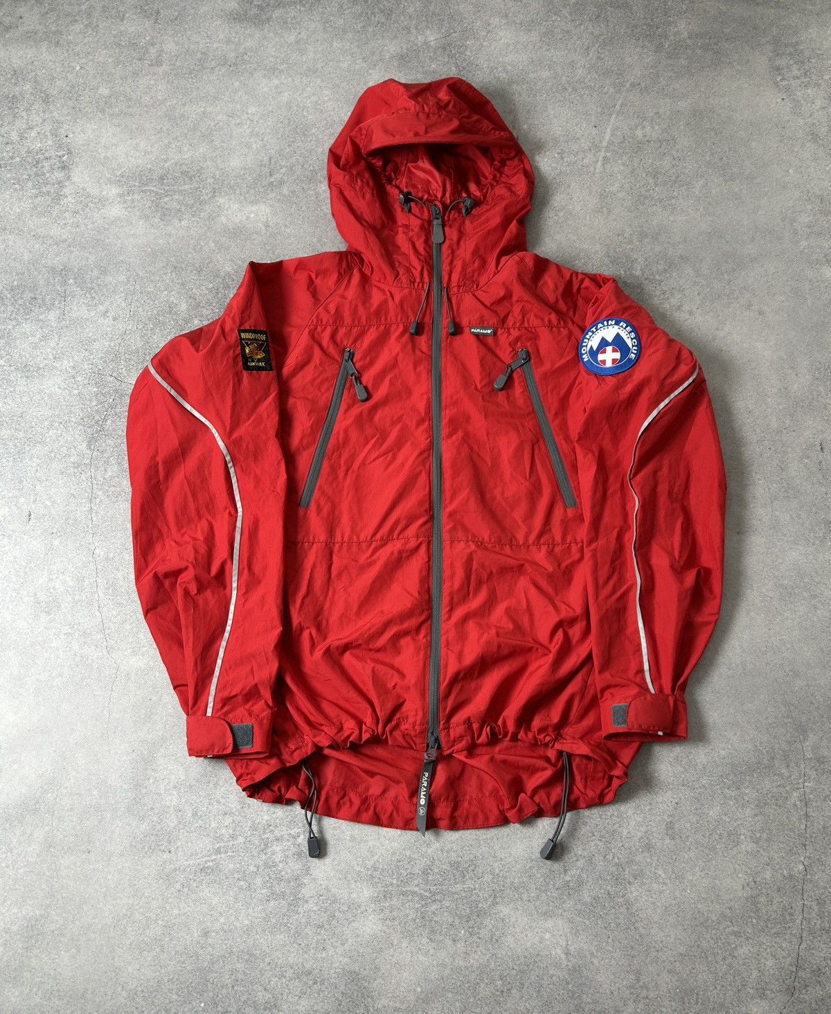 Vintage Nickwax Pelikamo Windproof Mountain Rescue red jacket Size US M / EU 48-50 / 2 - 2 Thumbnail