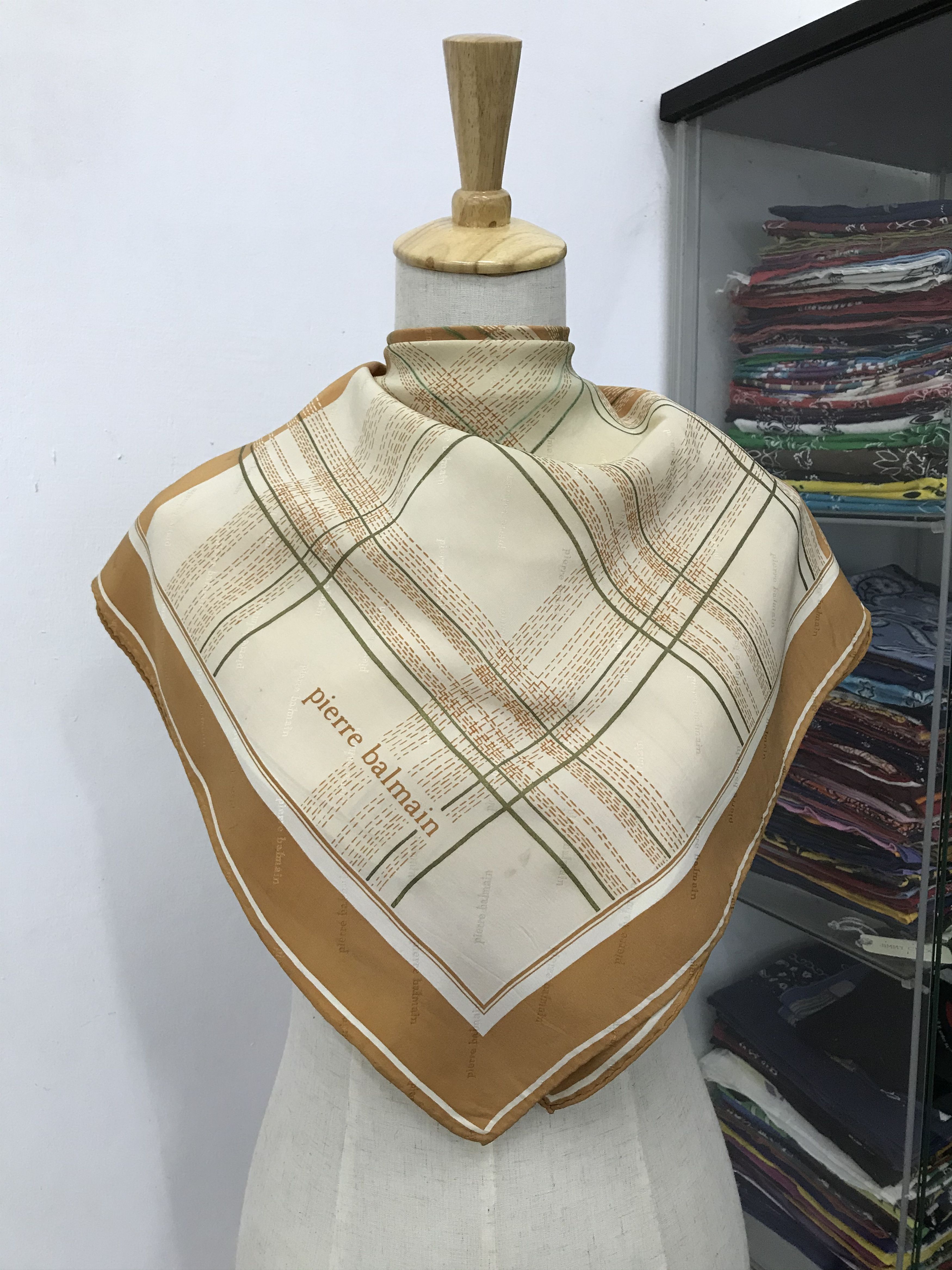 Pierre Balmain Vintage Pierre Balmain Silk Scarf Size ONE SIZE - 1 Thumbnail