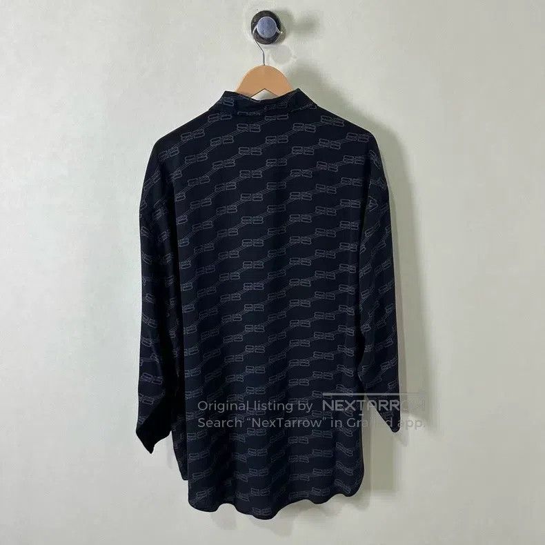 Balenciaga Balenciaga Full Logo Double B Shirt Size XXS / US 00 / IT 34 - 2 Thumbnail