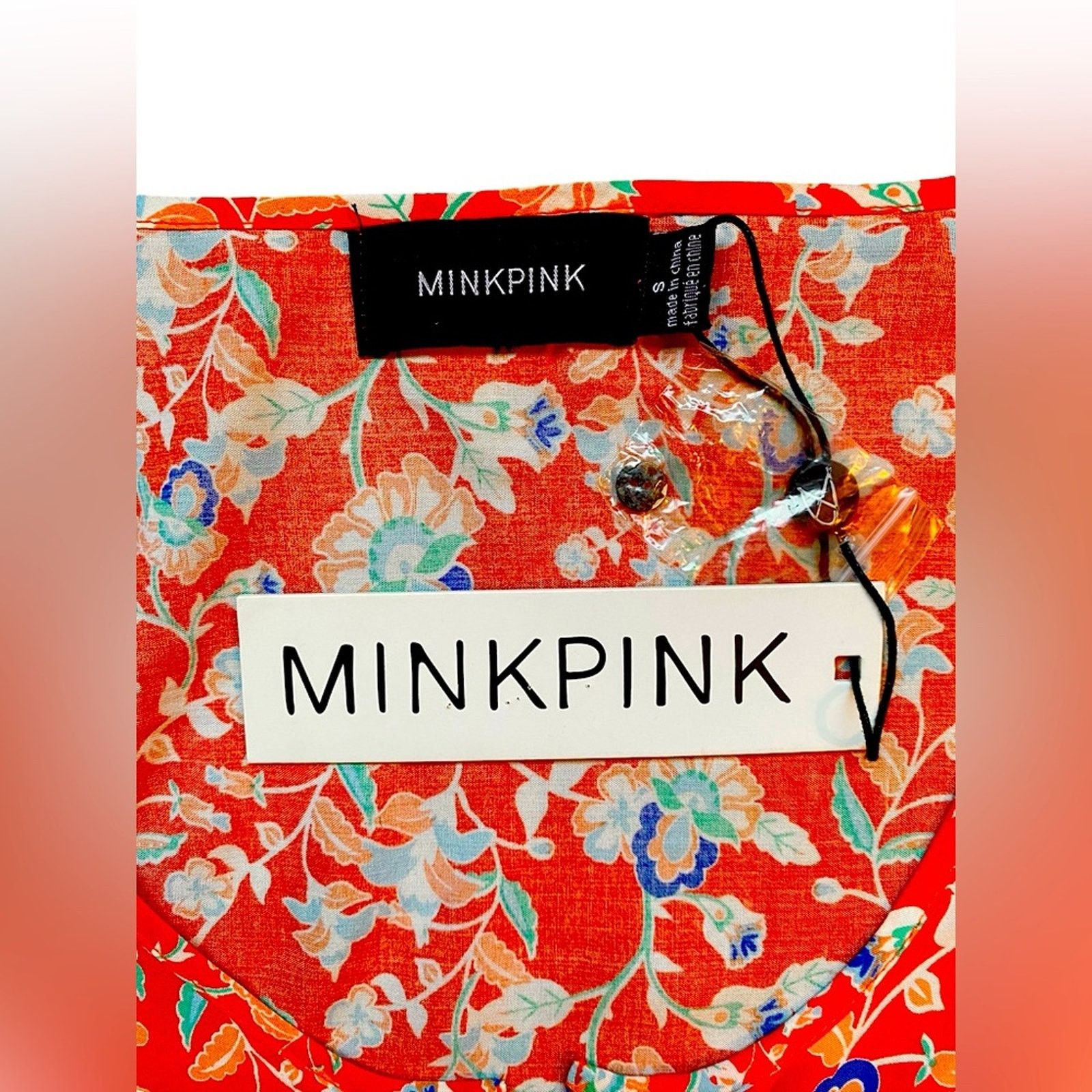 MINKPINK MINKPINK BUTTON DOWN FLORAL JUMPER Size 28" / US 6 / IT 42 - 4 Thumbnail