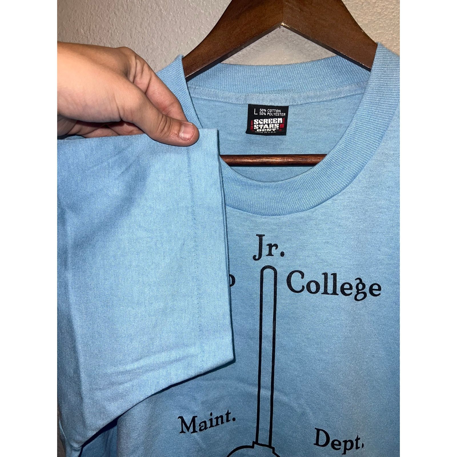Vintage Vintage Otero College Shirt Junior Maintentance Department Size US L / EU 52-54 / 3 - 4 Thumbnail