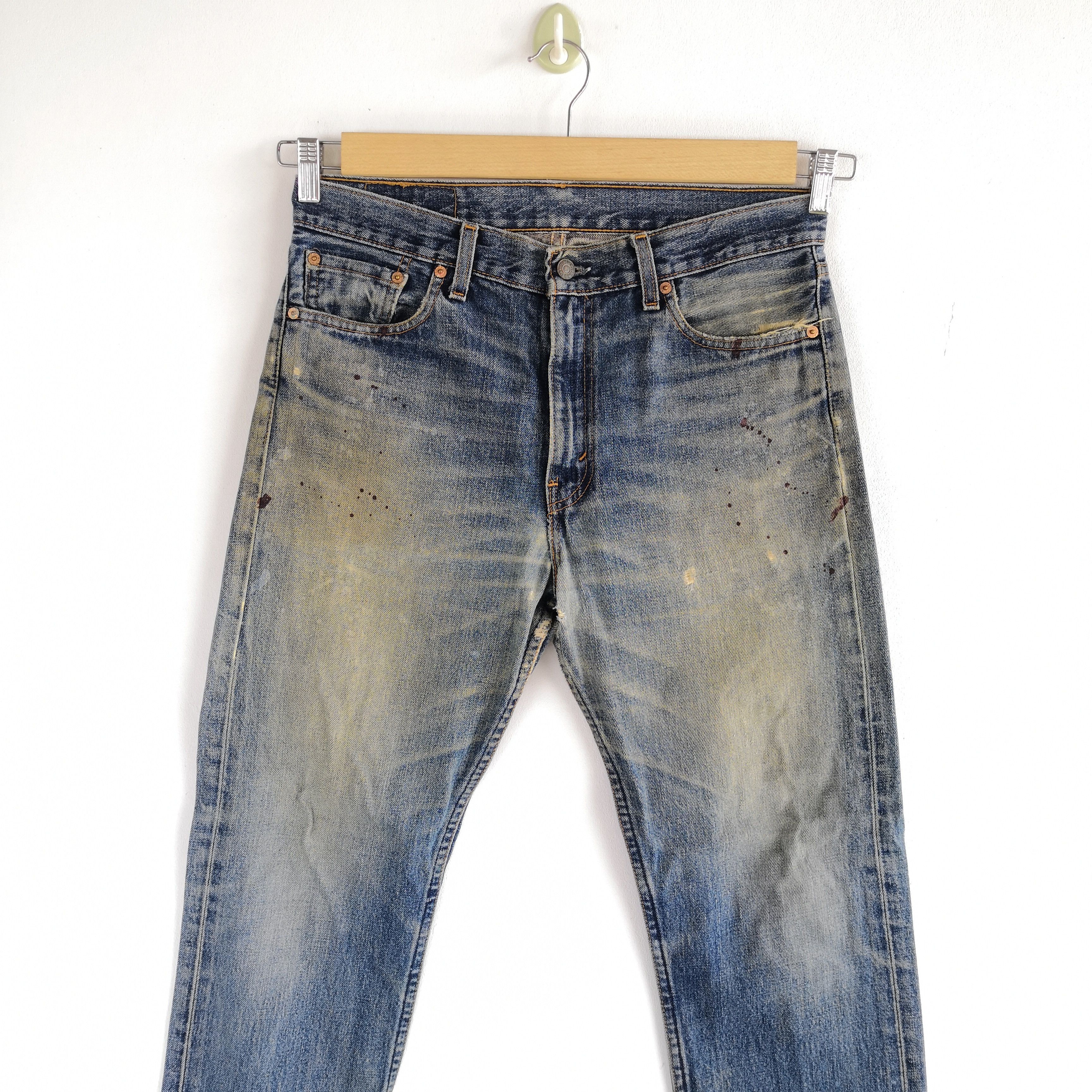 Levi's Vintage Levis 516 Distressed Denim Rusty Wash Levi's Jeans Size US 30 / EU 46 - 3 Thumbnail