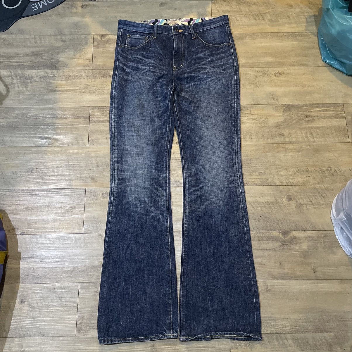 Japanese Brand Blue corn denim jean Size US 34 / EU 50 - 1 Thumbnail