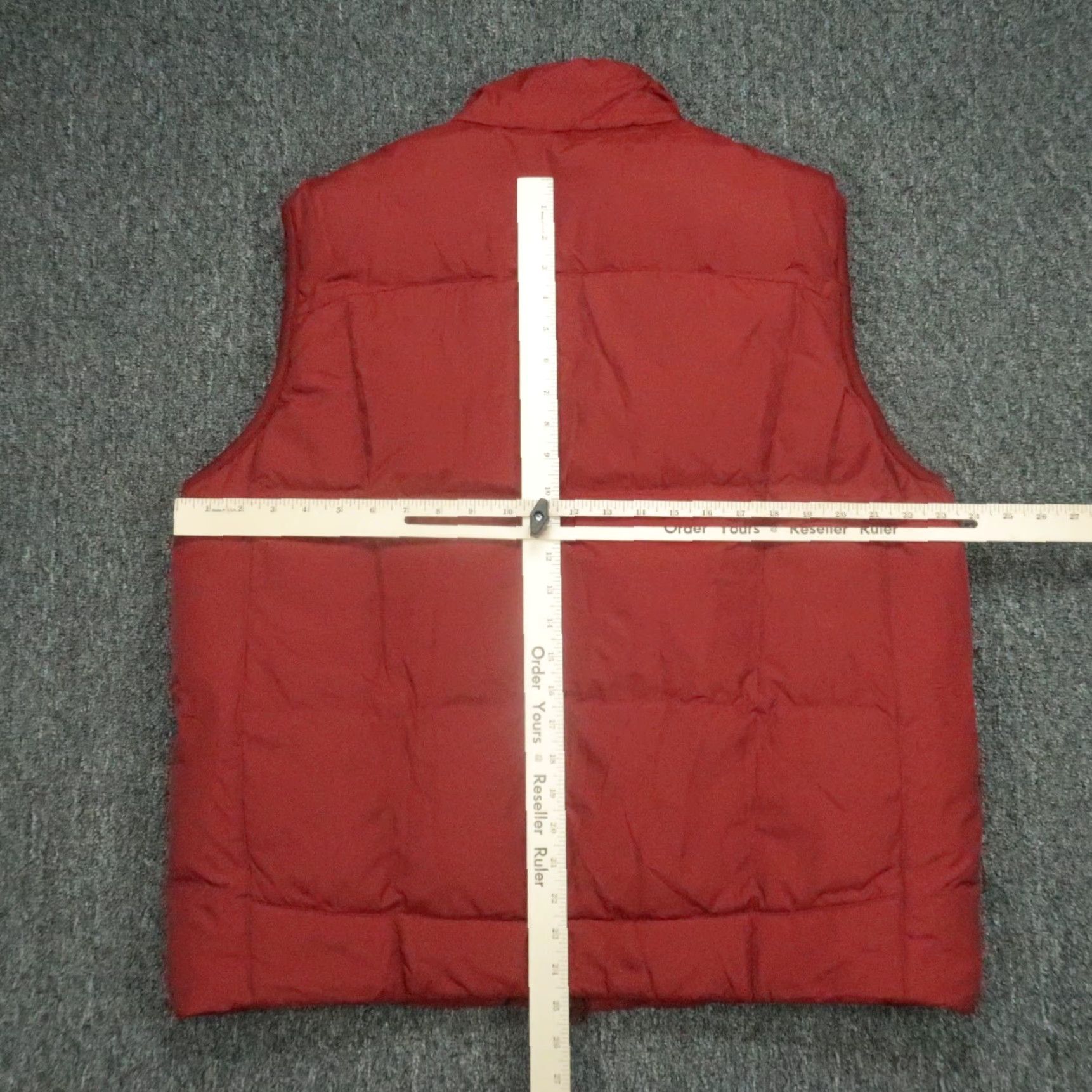 Eddie Bauer Eddie Bauer Vest Mens Large Red Goose Down Puffer Quilted Full Zip Pockets Size US L / EU 52-54 / 3 - 7 Thumbnail