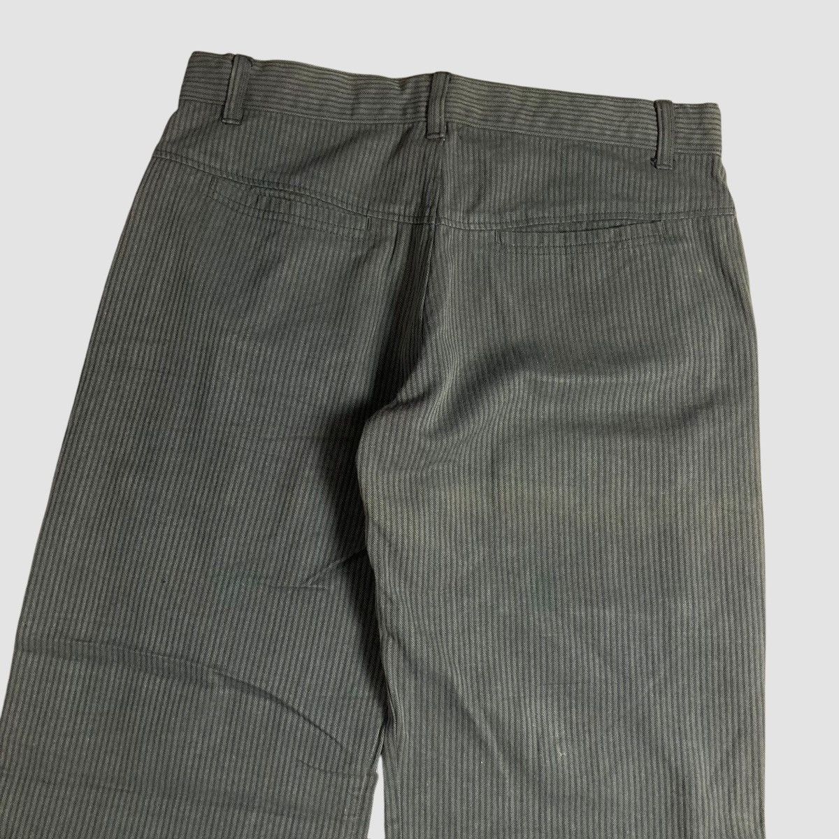Hysteric Glamour × Japanese Brand × PPFM OLIVE GIRL Striped Unique Cargo Pants Multi Pocket Size US 29 - 4 Thumbnail
