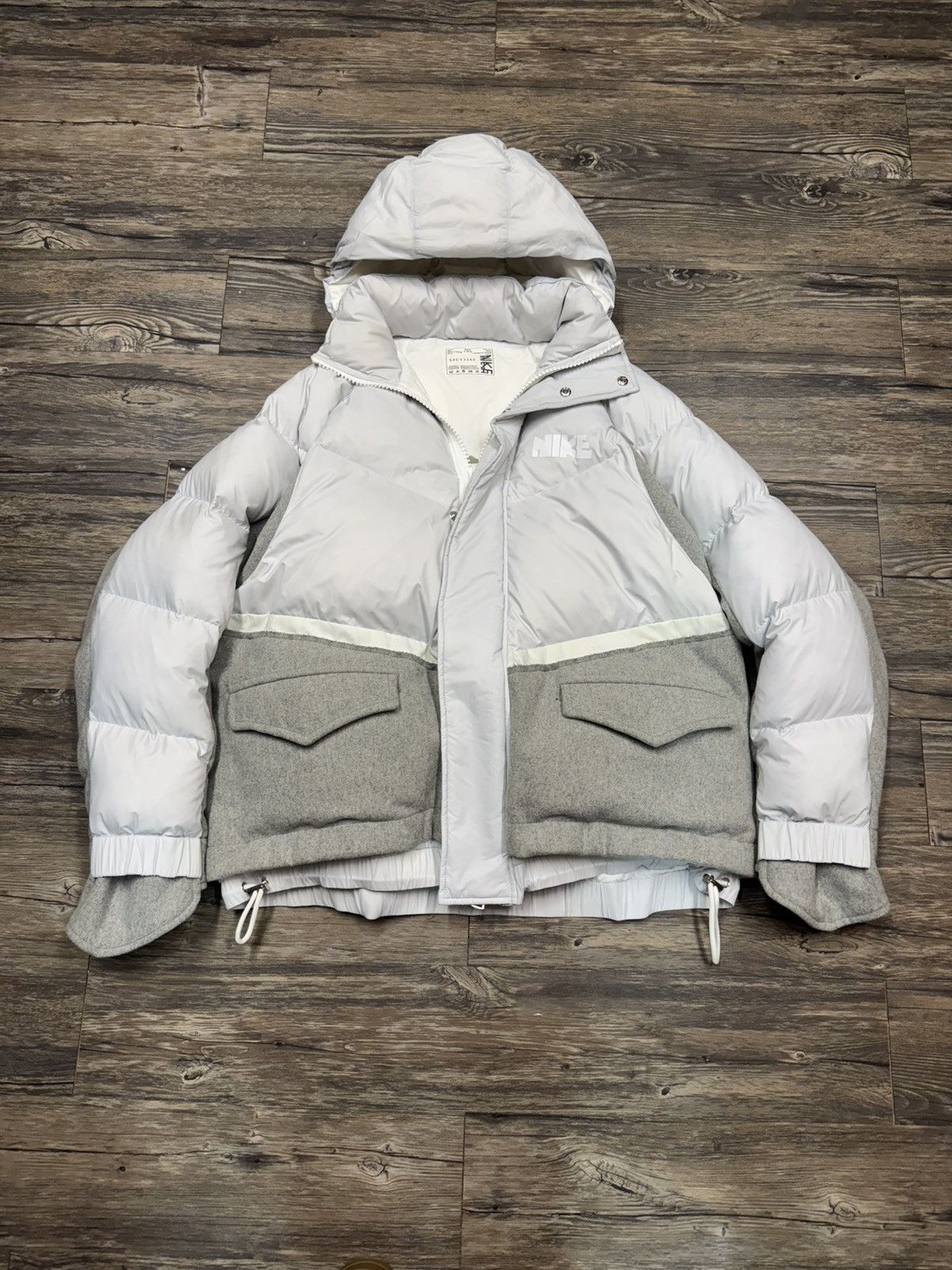 Nike × Sacai Nike Sacai Hybrid Puffer Jacket Size US L / EU 52-54 / 3 - 1 Thumbnail