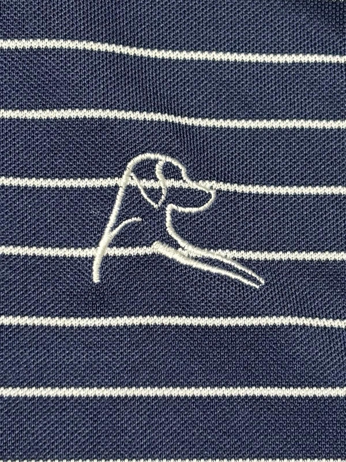 Other Rhoback Polo Shirt Womens XL Navy Striped Stretch Golf Top Size XL / US 12-14 / IT 48-50 - 5 Thumbnail