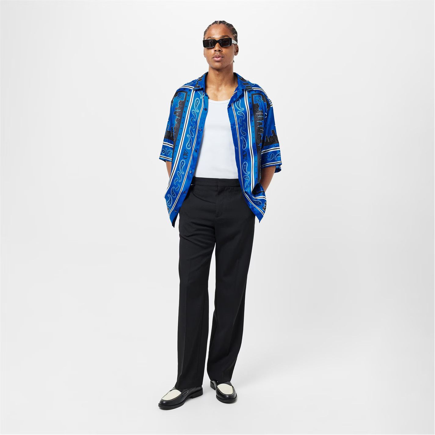 Off-White o1g2r1mq0326 Bandana Relaxed Fit Bowling Shirt in Multicolor Size US S / EU 44-46 / 1 - 6 Thumbnail