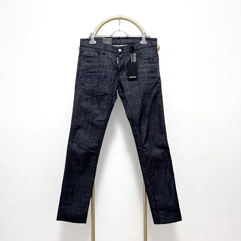 Dsquared2 DSQUARED2 Black Gray Cotton Casual Pants 0089 Size US 34 / EU 50 - 1 Thumbnail