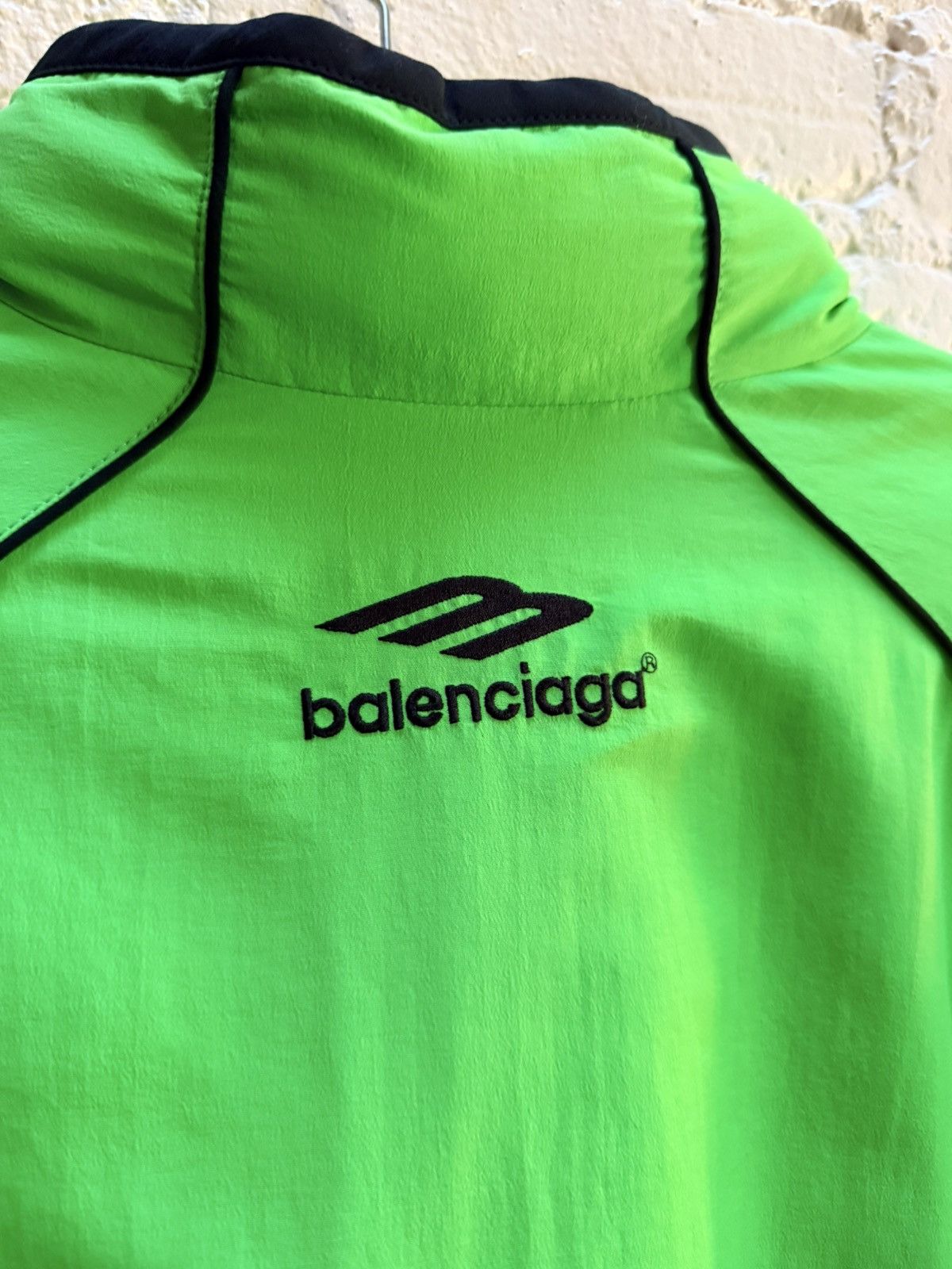 Balenciaga FW20 Green Track Jacket Size US L / EU 52-54 / 3 - 7 Thumbnail