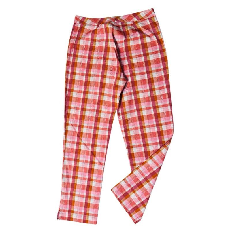 Other VTG Rampage Pink Gingham Plaid Checkered Trousers – Size 3 Size 26" / US 2 / IT 38 - 2 Thumbnail