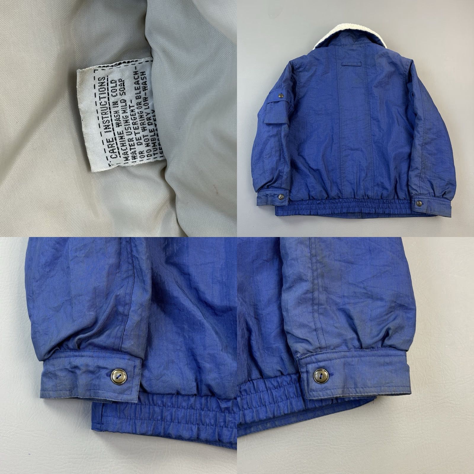 Vintage VINTAGE Current Seen Jacket Mens L 131st Airborne Squad Flight Bomber Blue Nylon Embroidered Logo Army Retro USA Size US L / EU 52-54 / 3 - 9 Thumbnail