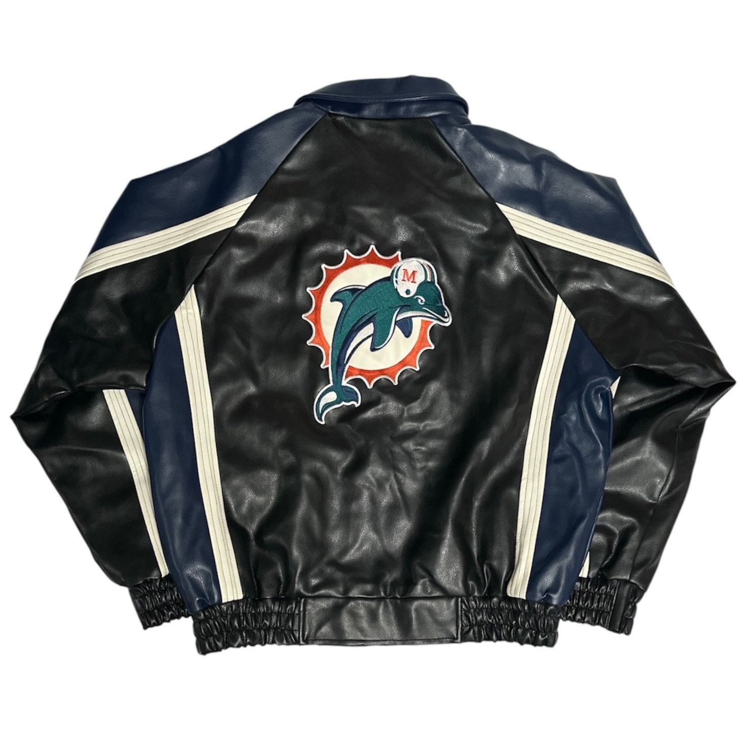 G-III Vintage G-iii Miami Dolphins NFL Varsity Jacket Size US L / EU 52-54 / 3 - 2 Thumbnail