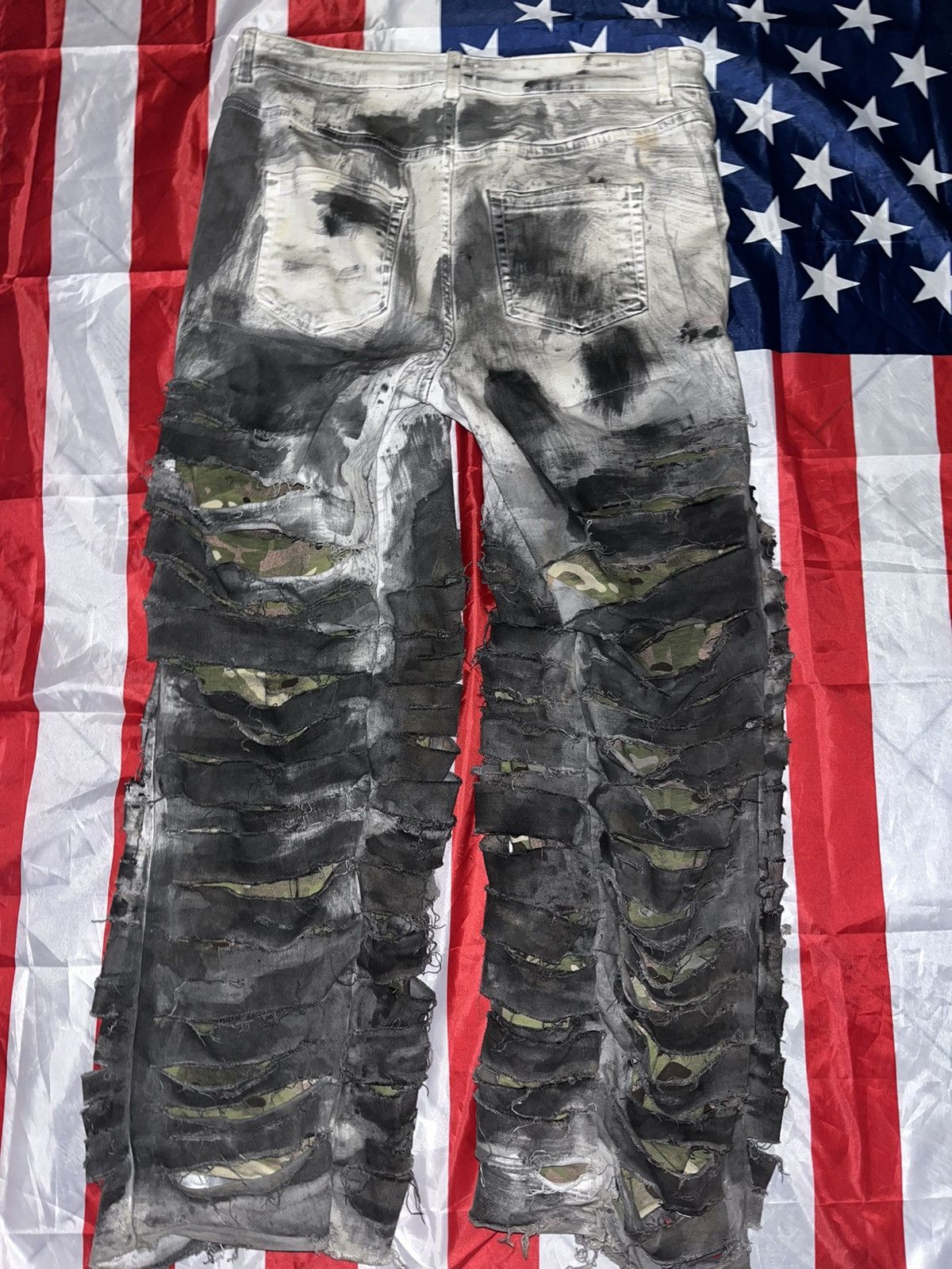 Other castom distressed jeans Size US 30 / EU 46 - 2 Thumbnail