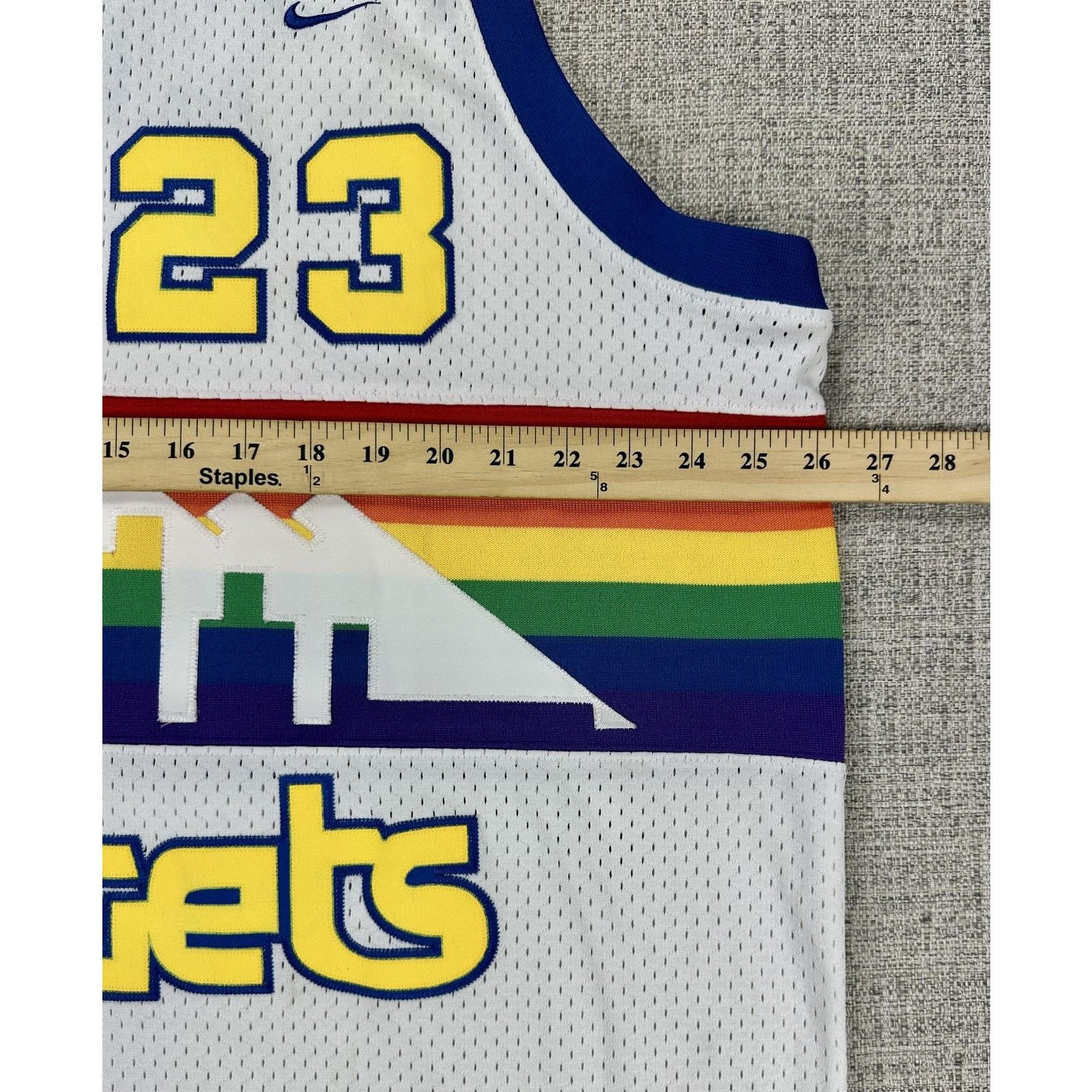 Nike Denver Nuggets Jersey 2XL Embroidered Marcus Camby Nike 2003 Size US XXL / EU 58 / 5 - 4 Thumbnail