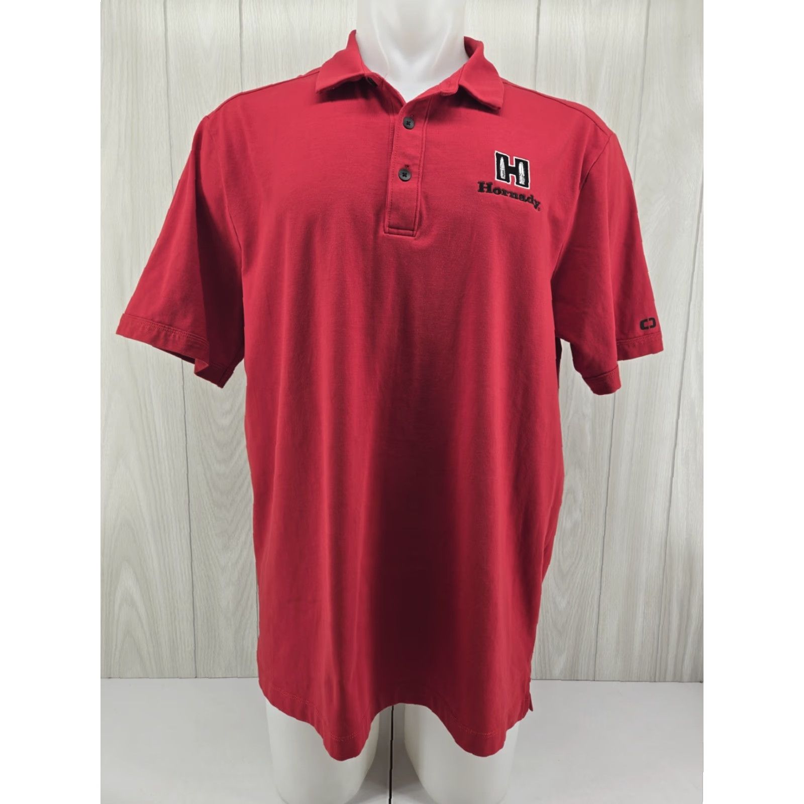 Vintage OGIO Polo Shirt Mens XL Hornady Ammunition Red Embroidered Short Sleeve Solid OGIO Size US XL / EU 56 / 4 - 2 Thumbnail