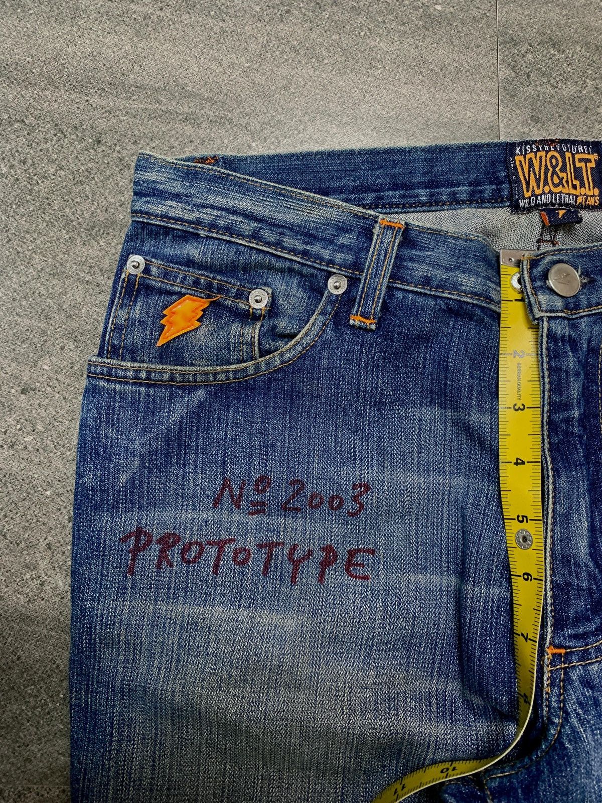Walter Van Beirendonck FREE TAX! 2003 W&LT Reconstructed Bootcut Denim Jeans Size US 32 / EU 48 - 19 Thumbnail