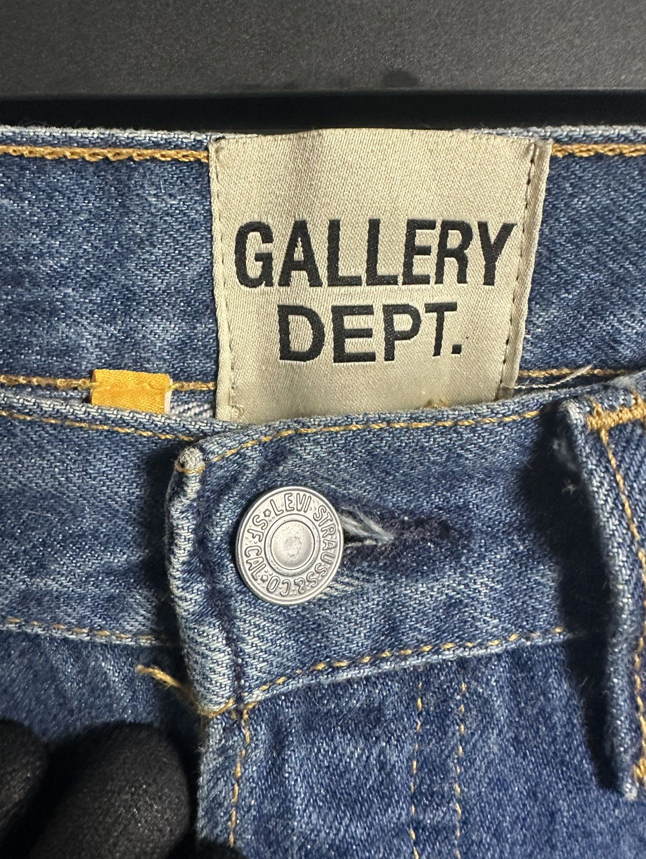 Gallery Dept. Gallery Dept. La Flare Blue Denim Size US 29 - 8 Thumbnail