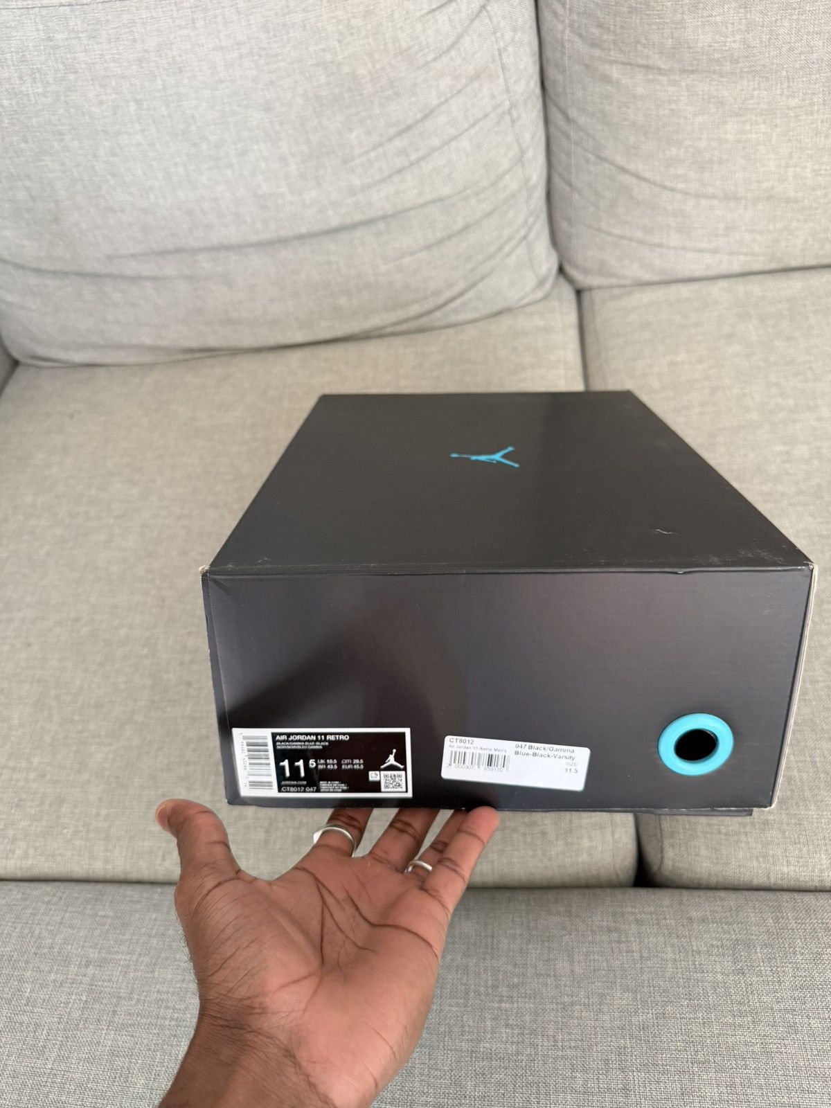 Jordan Brand Jordan 11 Gamma Blue Size US 11.5 / EU 44-45 - 8 Thumbnail