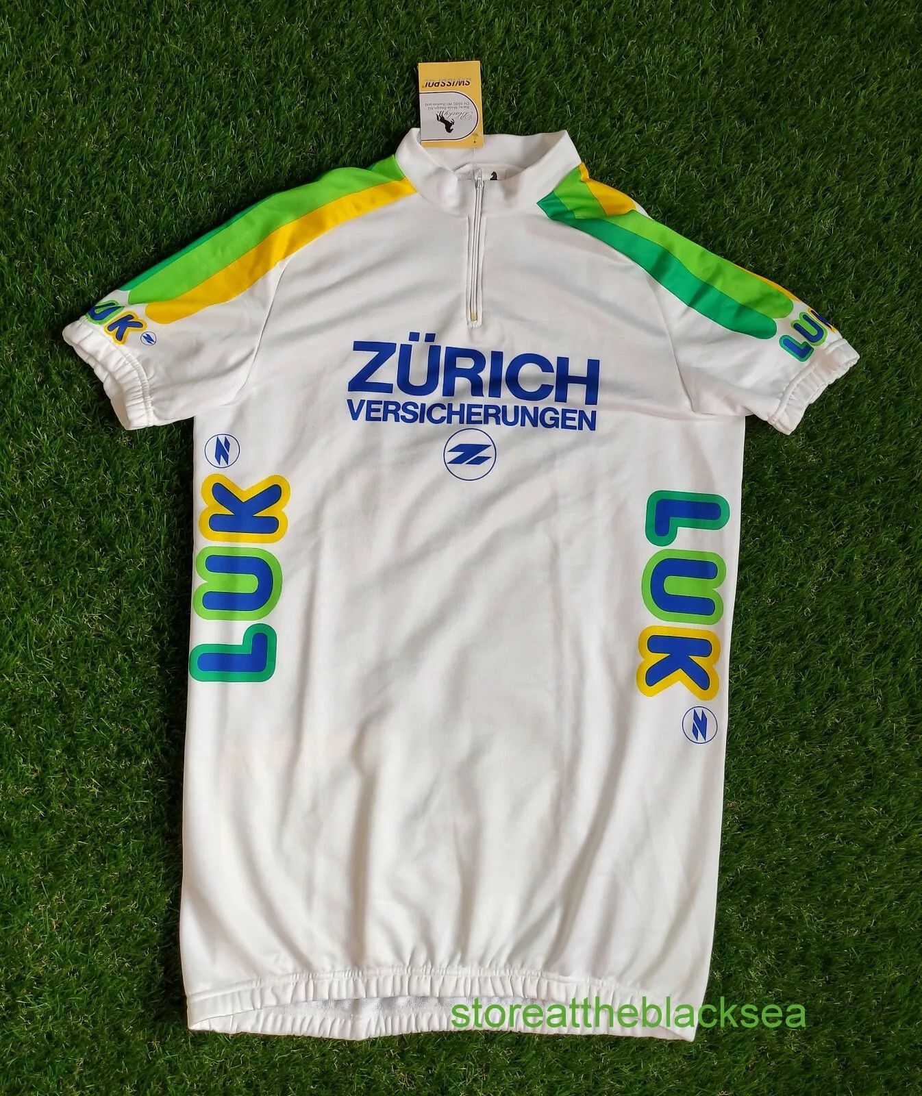 Other BLACKY ZURICH VERSICHERUNGEN LUK CYCLING SHIRT JERSEY Size US XXL / EU 58 / 5 - 1 Thumbnail
