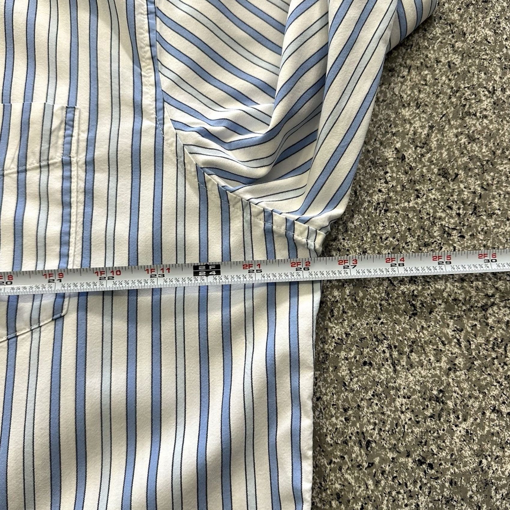 Gap Gap Shirt Mens XXL Vintage Y2K Long Sleeve Button Up Striped Orange Blue Shirt Size US XXL / EU 58 / 5 - 4 Thumbnail