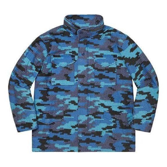 Supreme Supreme Logo Camo M-65 Jacket ‘Blue’ Size US XL / EU 56 / 4 - 3 Thumbnail