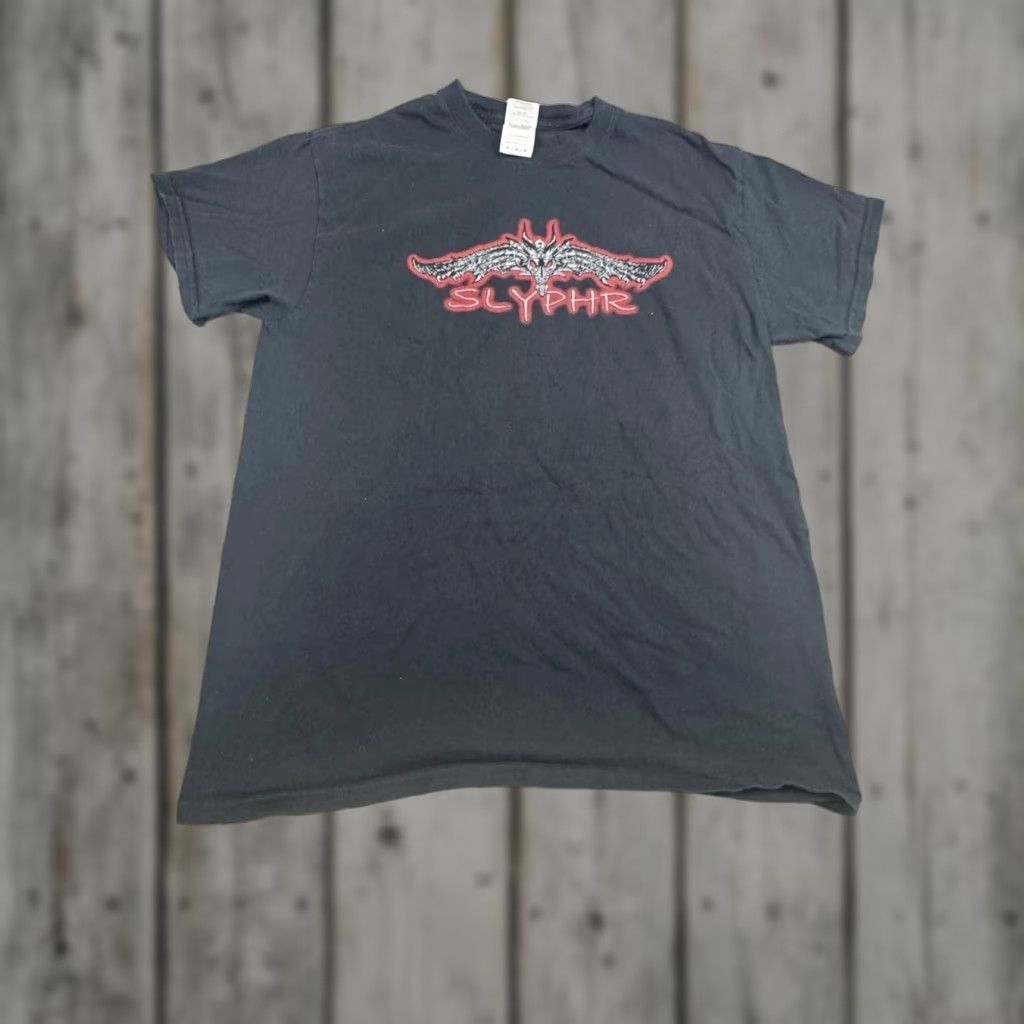 Gildan Gildan Shirt Mens Medium Black Graphic Dragon Tee Band Ultra Cotton Size US M / EU 48-50 / 2 - 1 Thumbnail