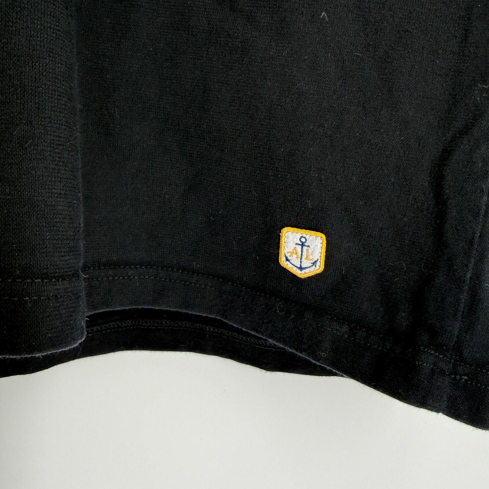 Armor-Lux Armor Lux Black Cotton Crew Neck Short Sleeve TShirt Men's M Size US M / EU 48-50 / 2 - 4 Thumbnail