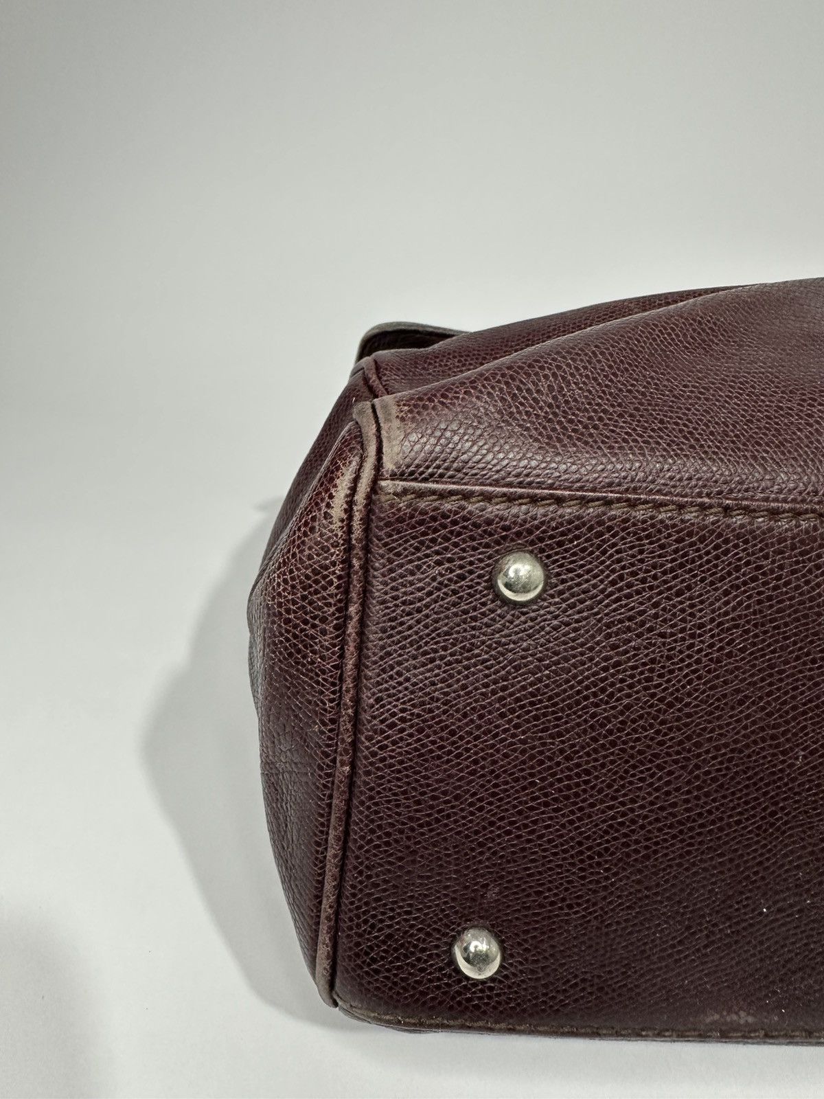 Jil Sander Vintage JIL SANDER Dark Burgundy Leather Handbag. Size ONE SIZE - 10 Thumbnail