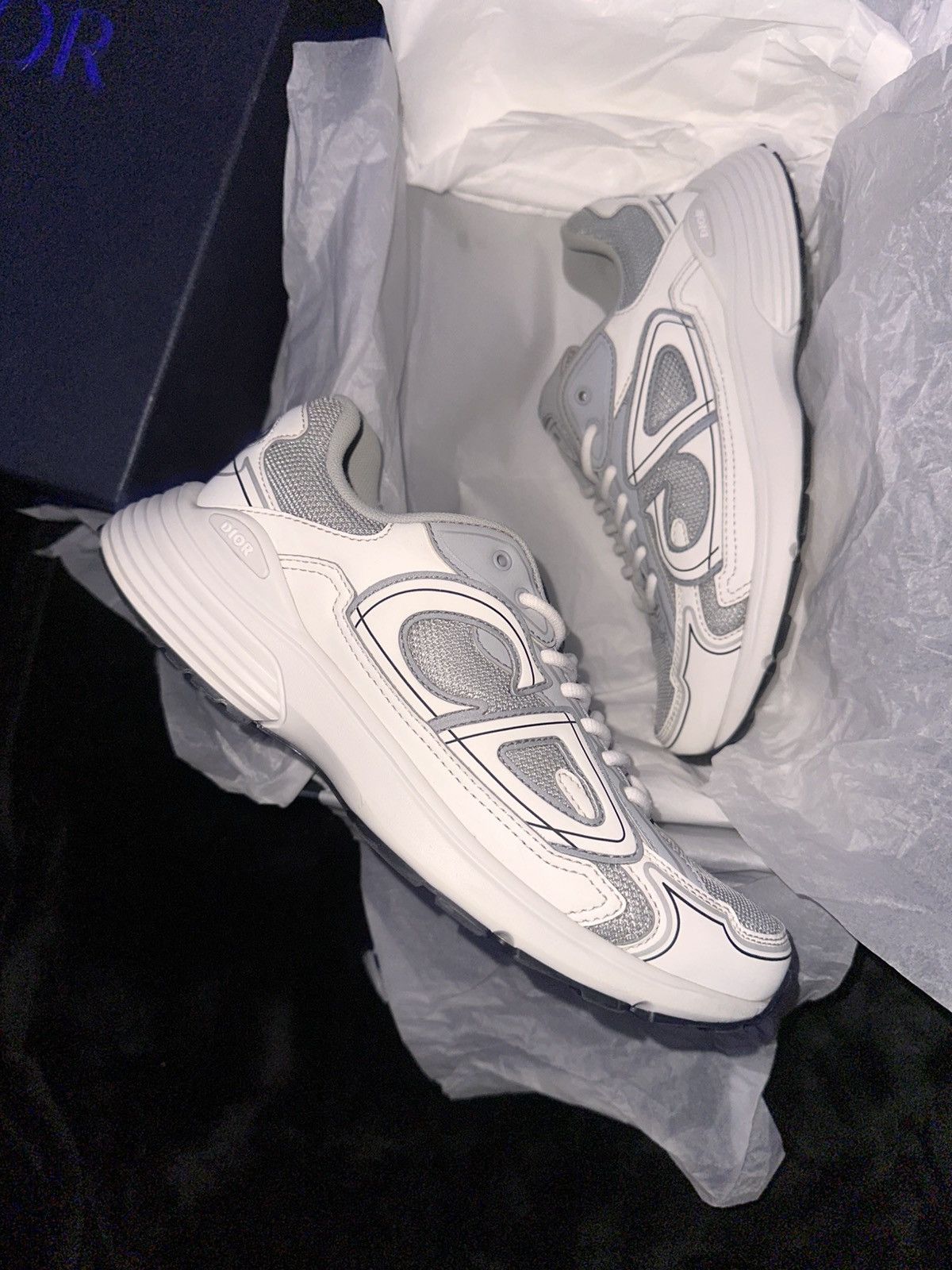 Dior Christian Dior B30 “Gray/White” Size US 8 / EU 41 - 1 Thumbnail