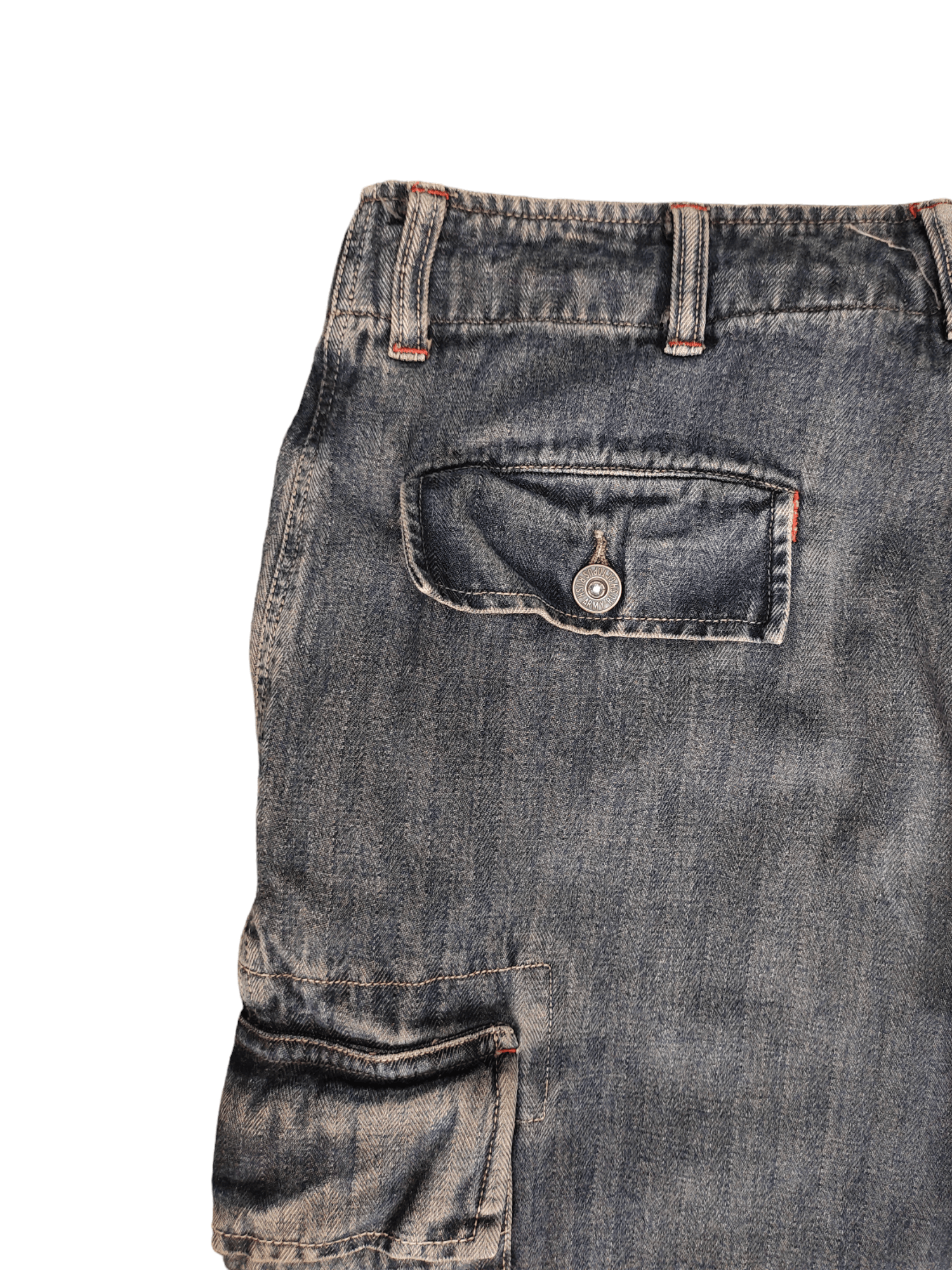 Hysteric Glamour Octopas Army Cargo Hbt Wide Leg Denim Y2k Jnco Baggy Jeans Size US 32 / EU 48 - 13 Thumbnail
