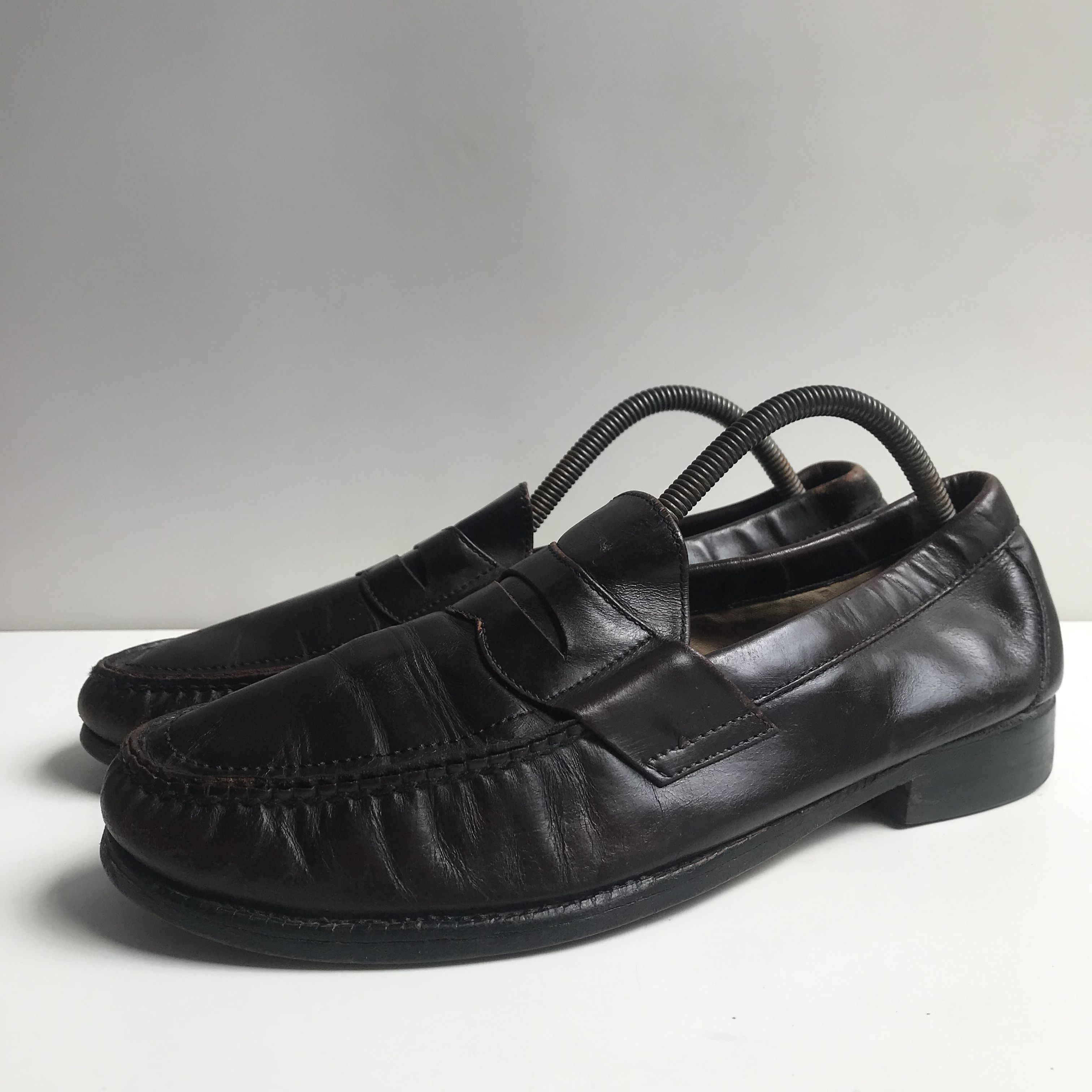 Bass × G.H. Bass & Co. × Vintage Vintage GH Bass Weejuns Penny Loafer Wine Walton brunell Size US 9 / EU 42 - 3 Thumbnail