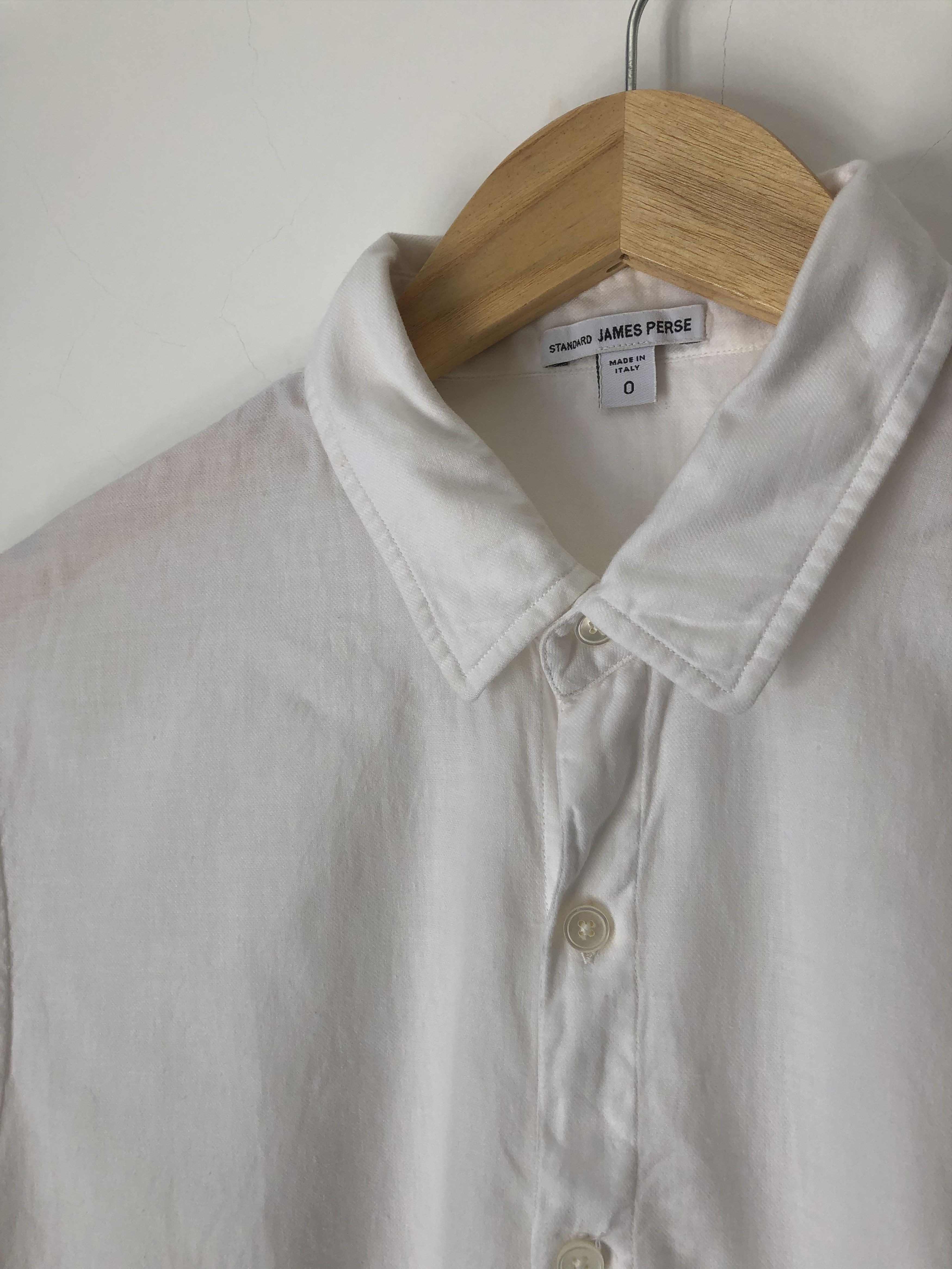 James Perse white linen shirt Size US XS / EU 42 / 0 - 2 Thumbnail