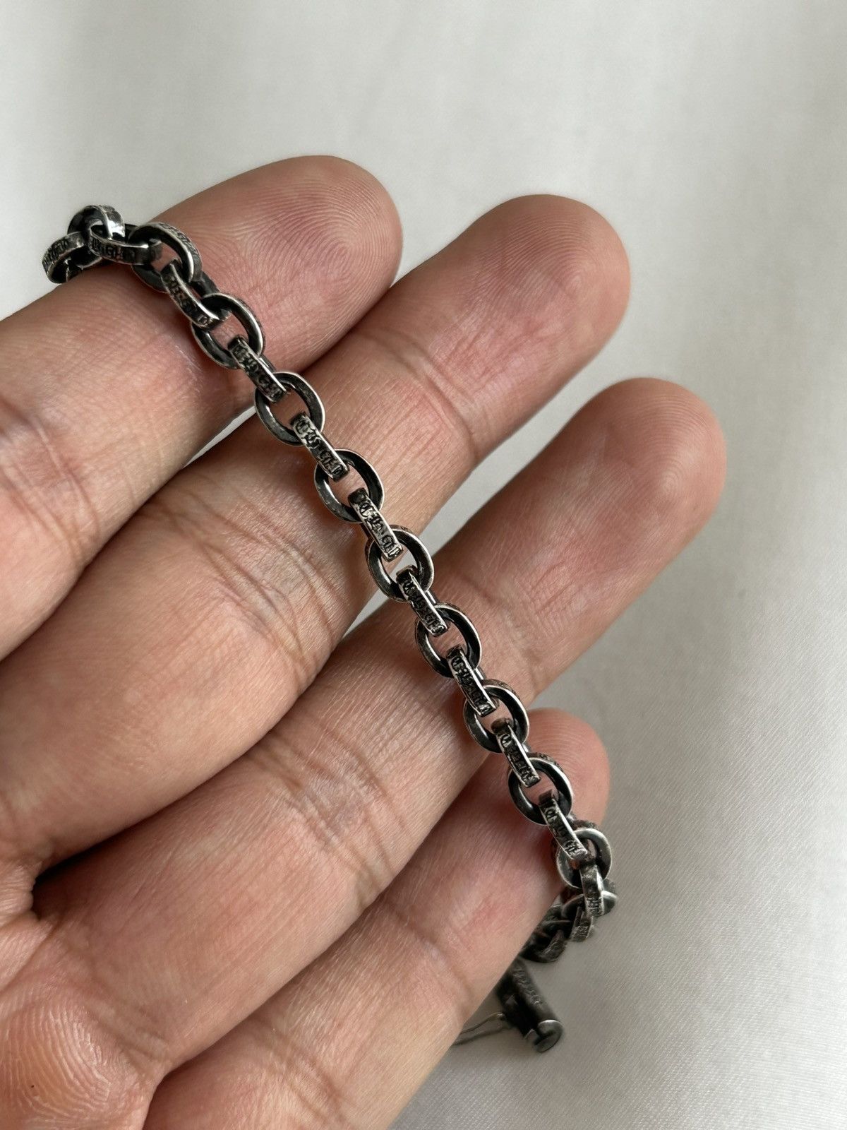 Chrome Hearts Chrome Hearts Bracelet Silver Paper Chain 8 Inches New Size ONE SIZE - 6 Thumbnail
