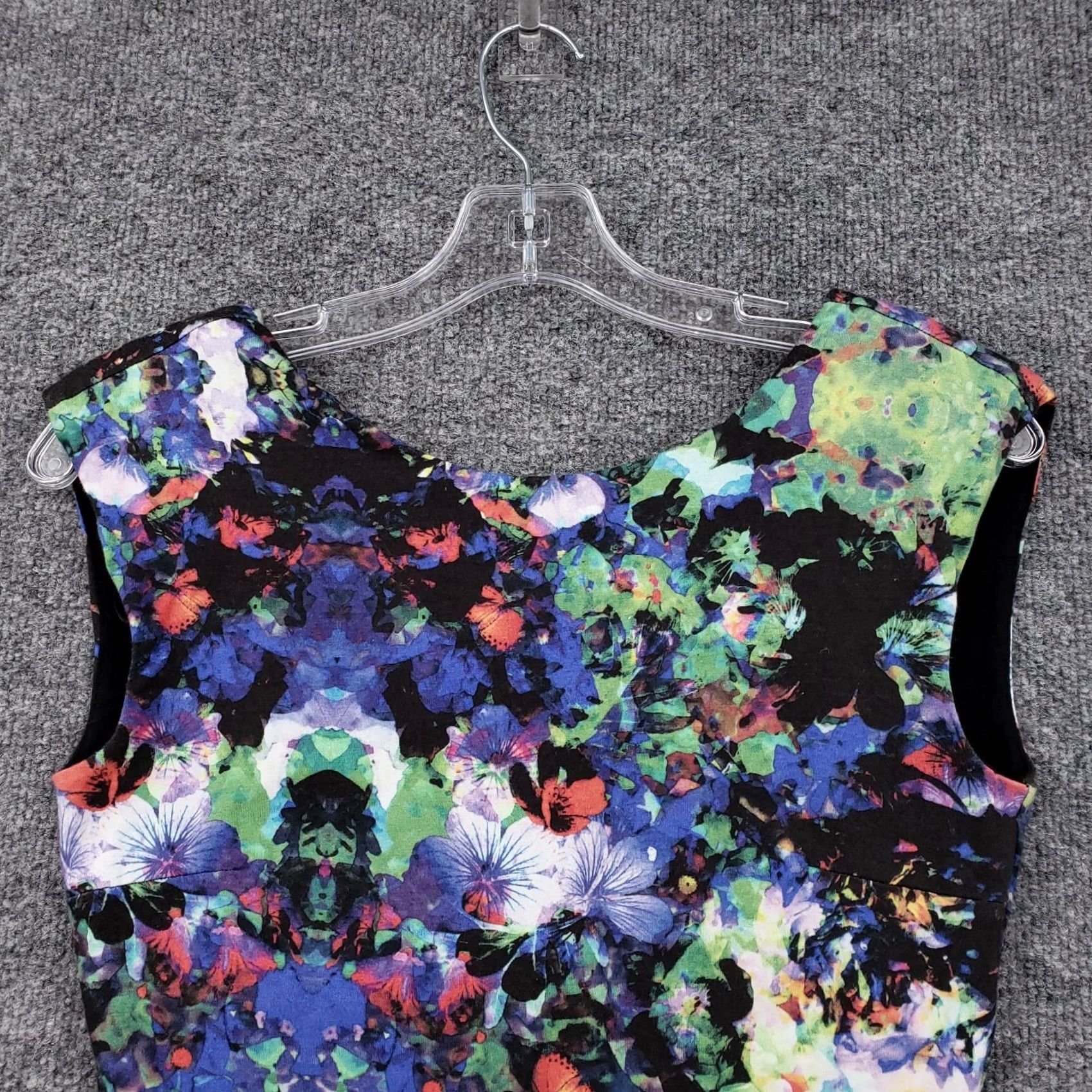 H&M H&M Dress Womens XS Blue Green Bodycon Sleeveless Short Size XS / US 0-2 / IT 36-38 - 3 Thumbnail