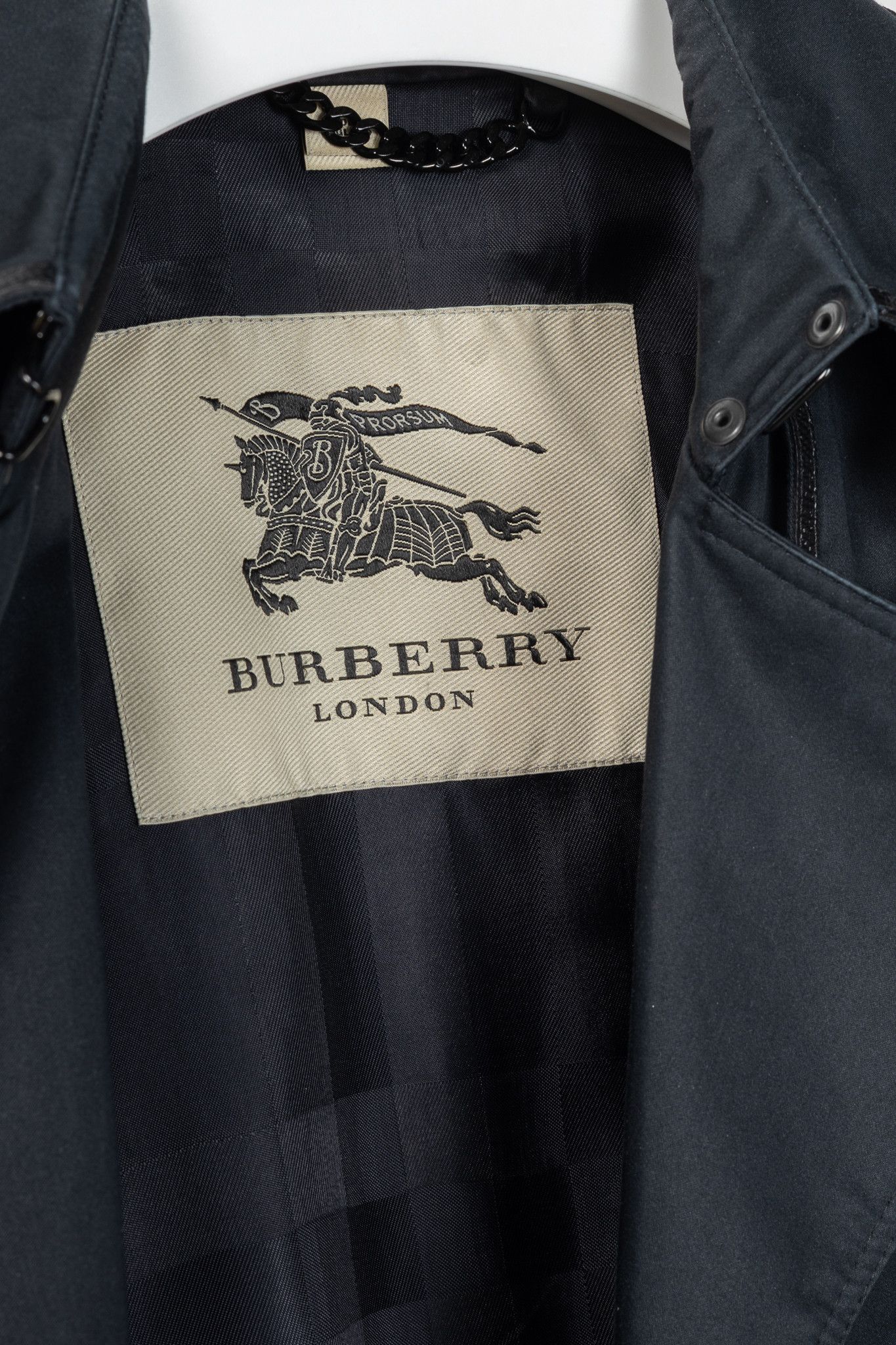 Burberry Burberry Cotton Double-Breasted Belted Trench Coat Size XS / US 0-2 / IT 36-38 - 4 Thumbnail