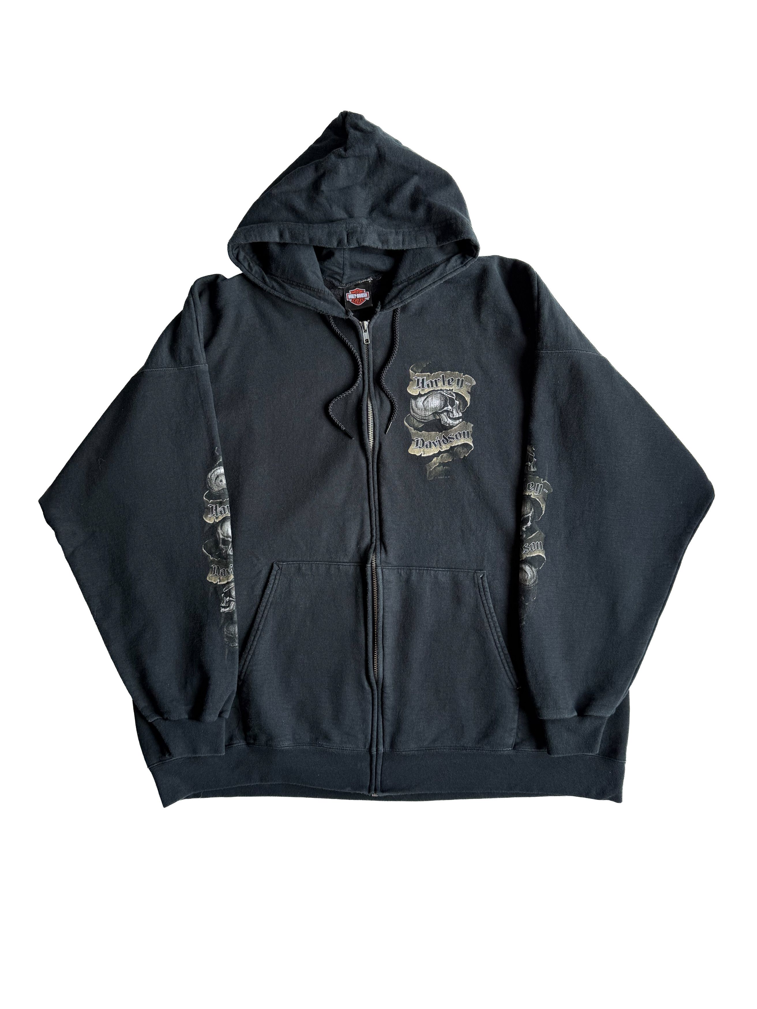 Harley Davidson × Streetwear × Vintage Crazy Harley Davidson Blue