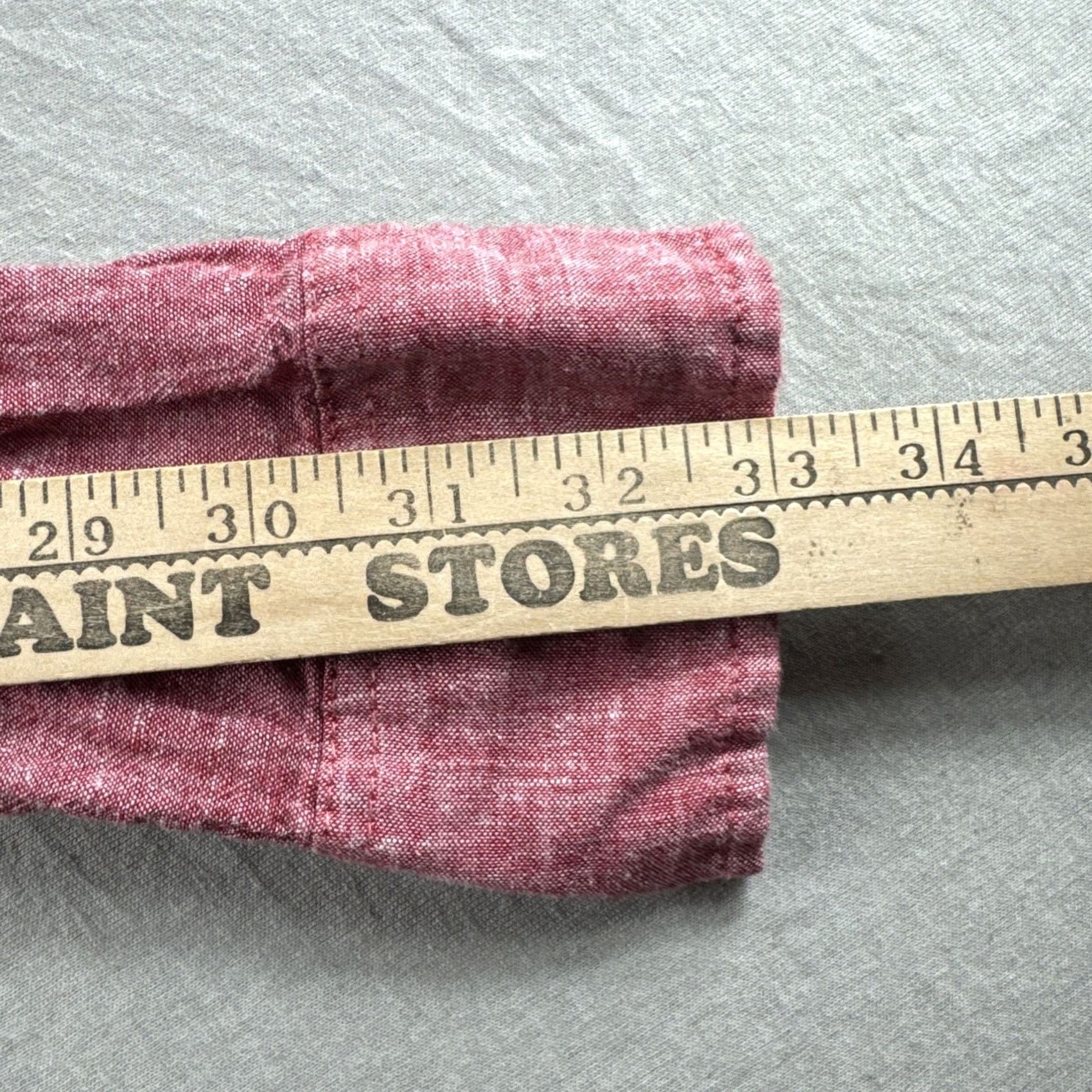 Vintage American Rag Cie Shirt Mens L Red Heather Long Sleeve Button Up Preppy Size US L / EU 52-54 / 3 - 4 Thumbnail