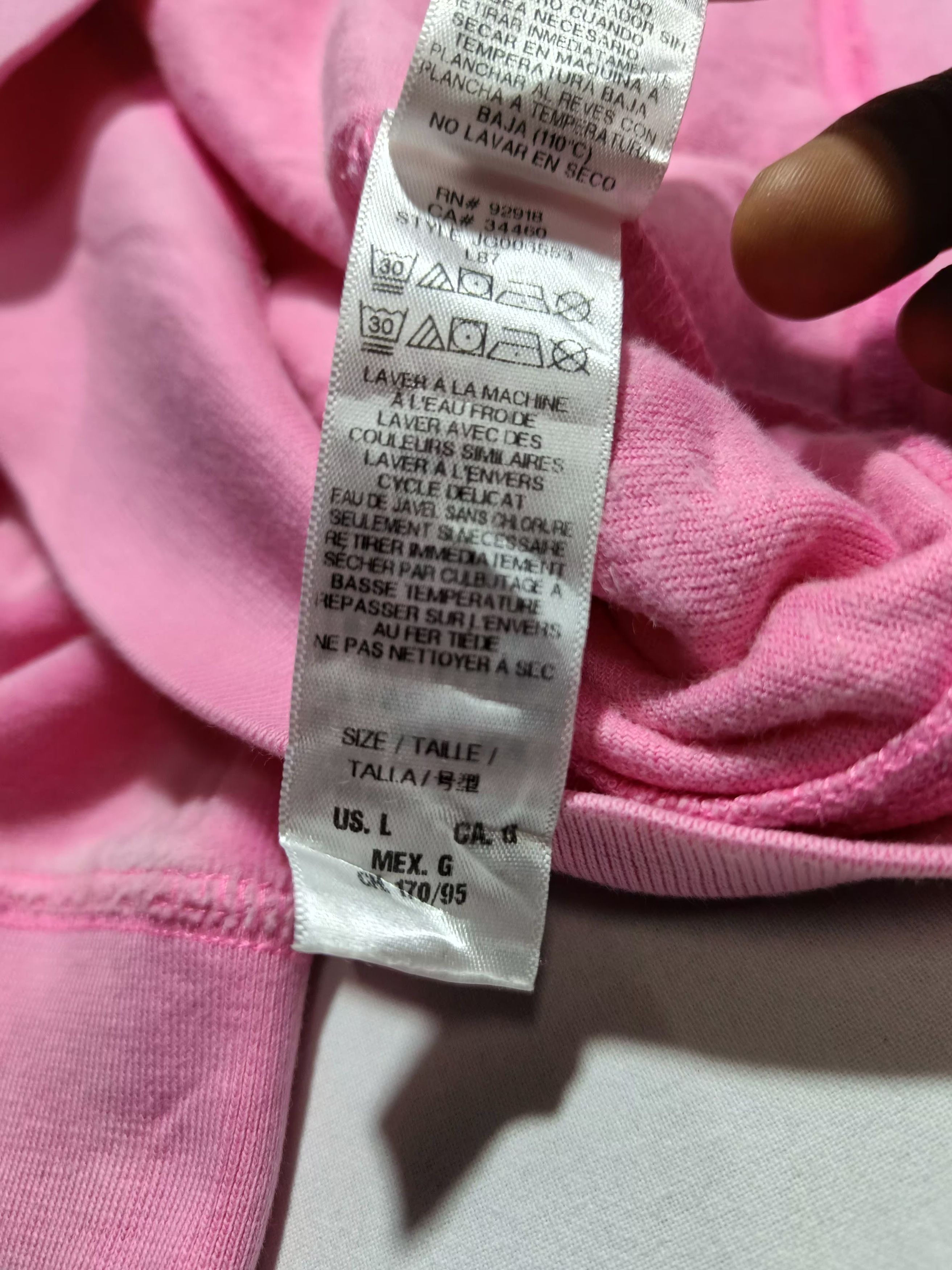 Juicy Couture Vintage JUICY COUTURE Pink Velvet Zipper Hoodie Size L / US 10 / IT 46 - 12 Thumbnail