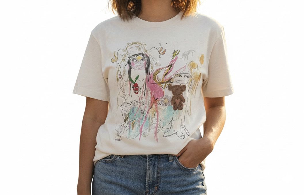 Other Y2K Streetwear Anime Beabadoobee Beatopia Graphic T-Shirt Size US XXL / EU 58 / 5 - 2 Thumbnail
