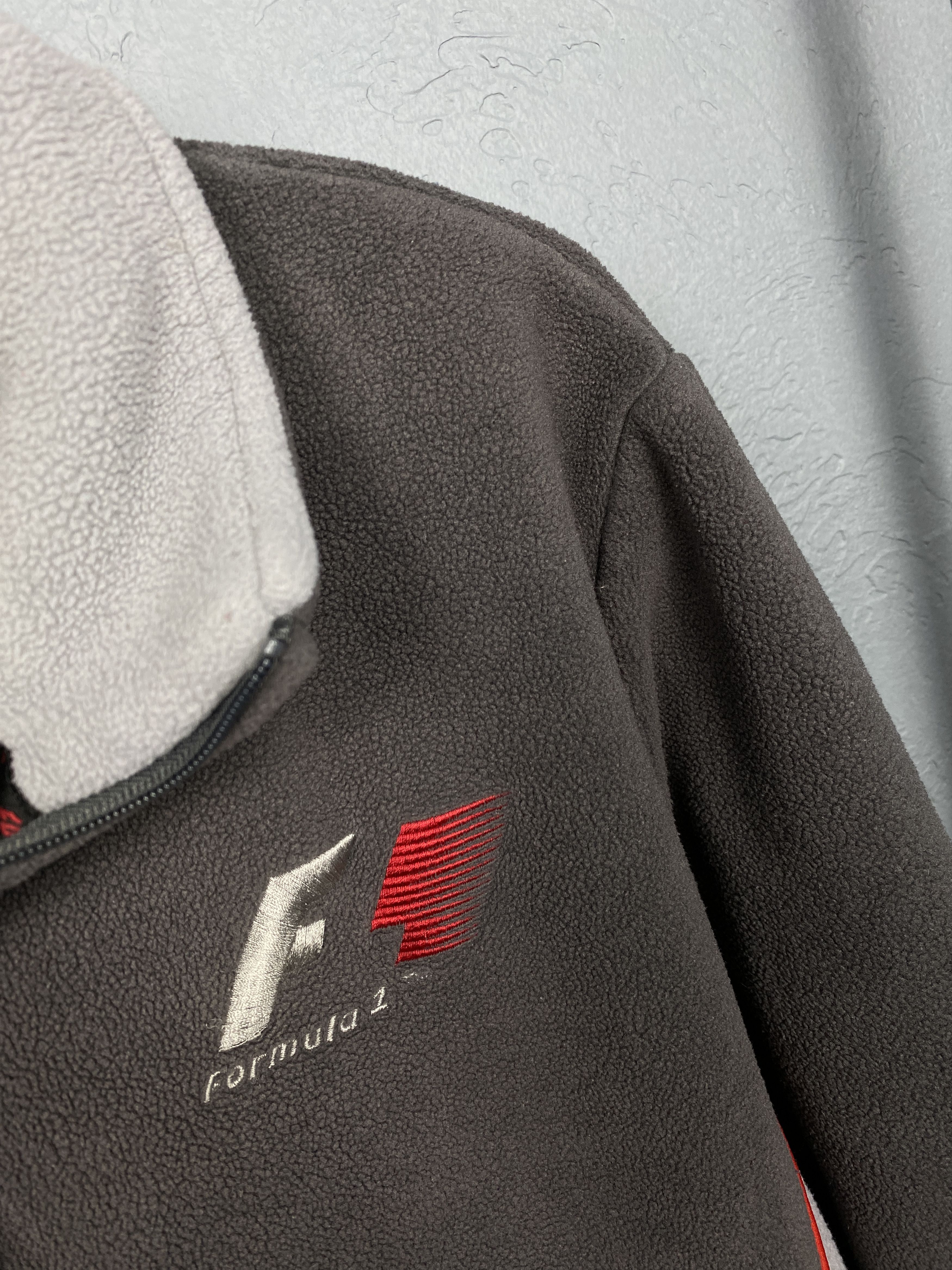 Formula 1 Formula Uno 1 Vintage Mens 1\4 Zip Fleece Jacket Size US L / EU 52-54 / 3 - 3 Thumbnail