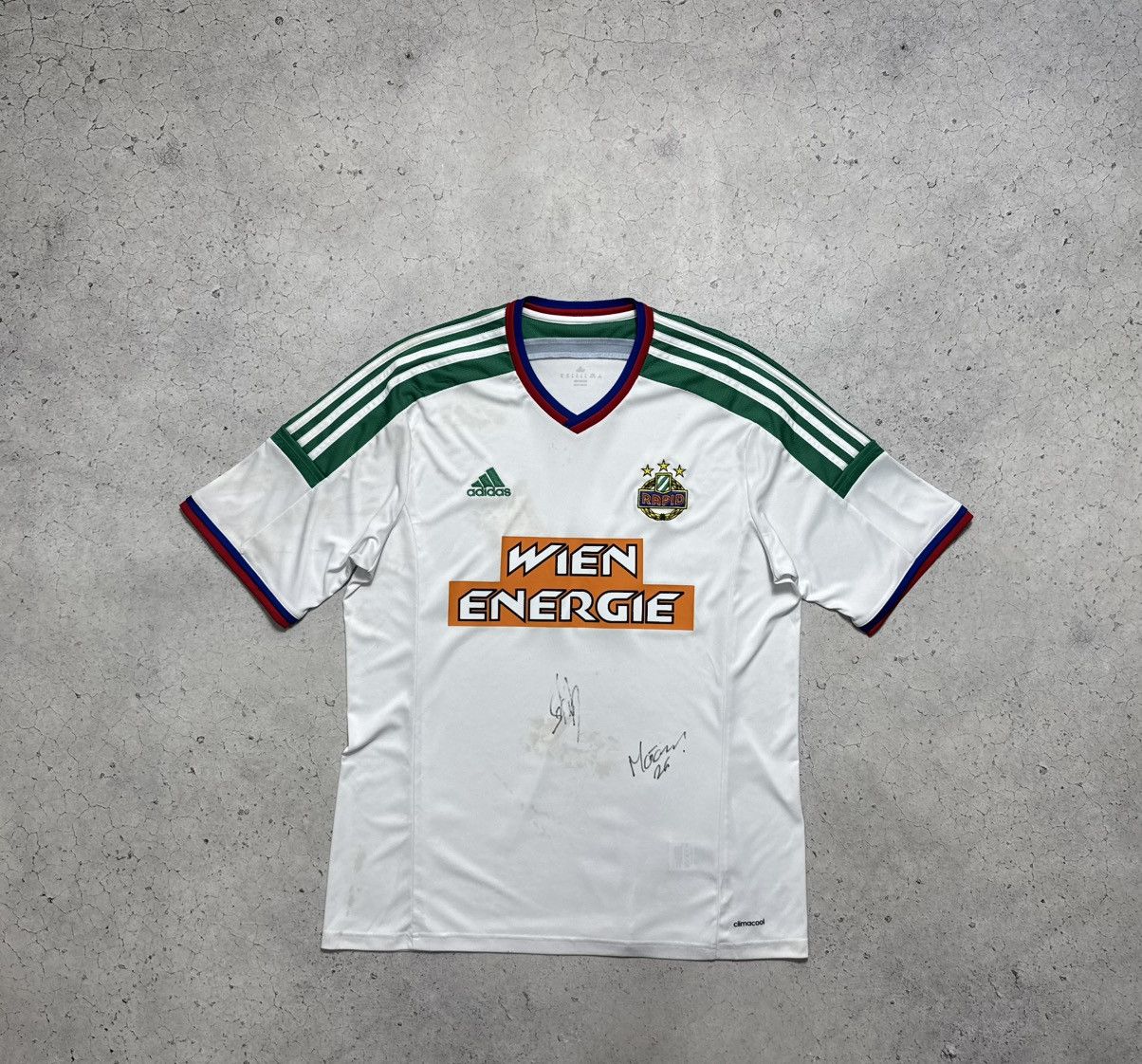 Adidas × Vintage Adidas FC Rapid Soccer Jersey 2014/2016 Football Size US XL / EU 56 / 4 - 1 Thumbnail