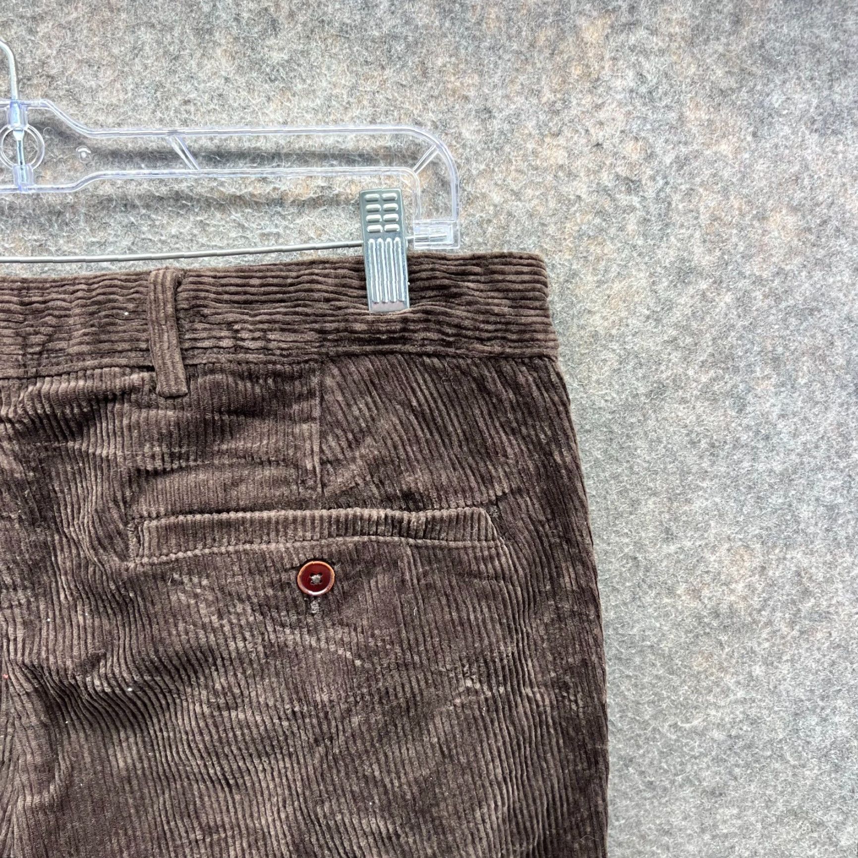 Abercrombie & Fitch VINTAGE Abercrombie & Fitch Pants Men 34x32 Brown Corduroy Straight Fit Shirt? Size US 34 / EU 50 - 4 Thumbnail