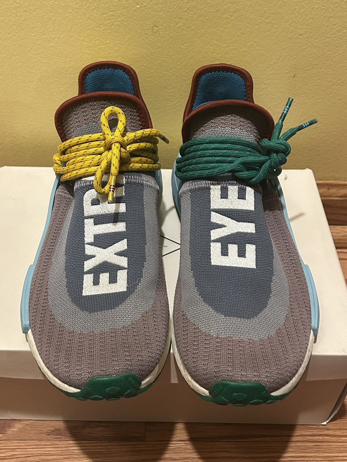 Adidas × Pharrell Size 10.5 - NMD HUMAN RACE EXTRA EYE PURPLE LEGACY G58412 Size US 10.5 / EU 43-44 - 3 Thumbnail