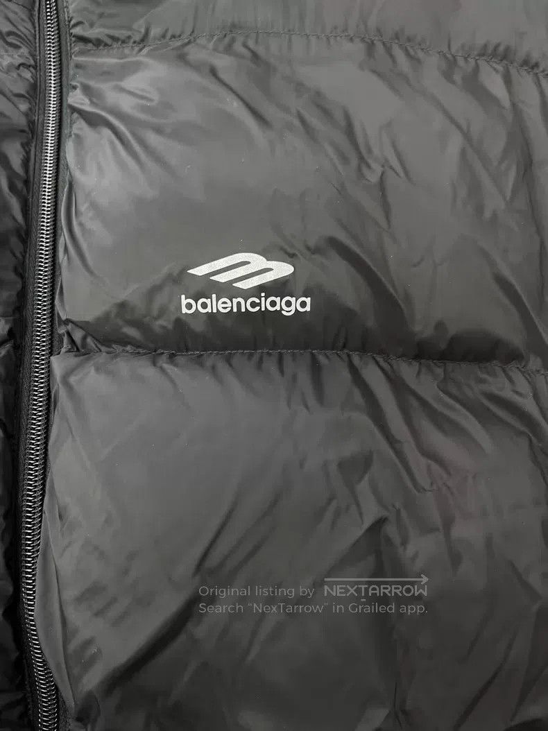 Balenciaga Balenciaga Logo Printed Zip Vest Size L / US 10 / IT 46 - 3 Thumbnail