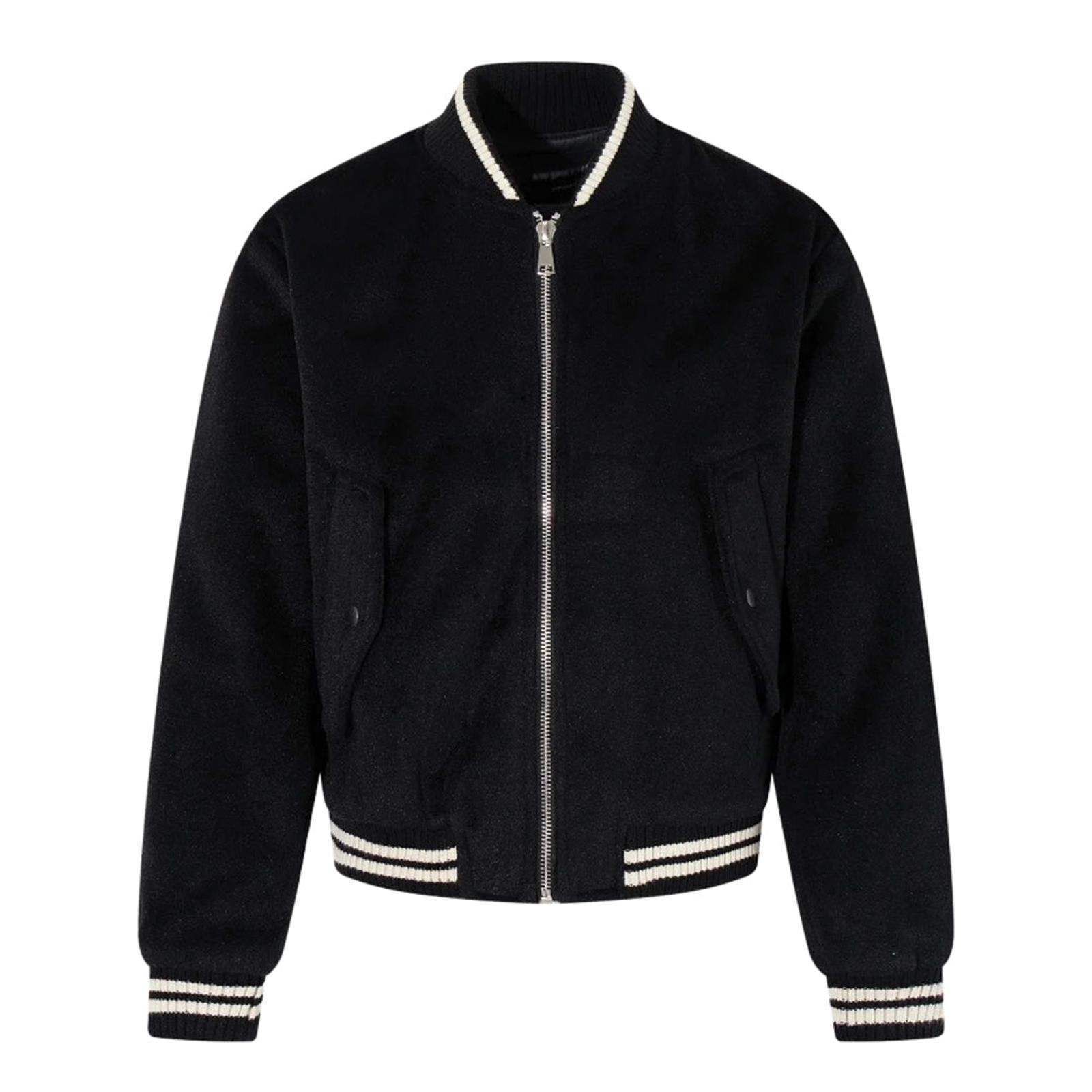 Other The Onyx Varsity Jacket | Black Polyester Bomber Size US M / EU 48-50 / 2 - 2 Thumbnail