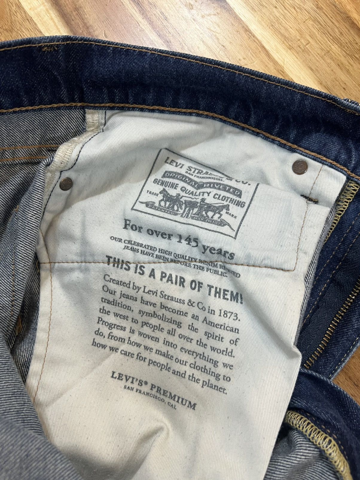 Levi's Vintage Levis 511 Big E Selvedge Jeans Denim Size US 34 / EU 50 - 8 Thumbnail