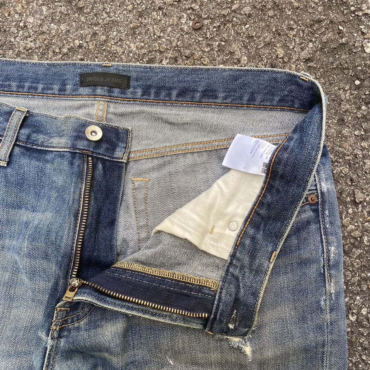 Japanese Brand × Vintage Japanese Distressed Denim Faded Blue Jeans Pants Size US 34 / EU 50 - 6 Thumbnail