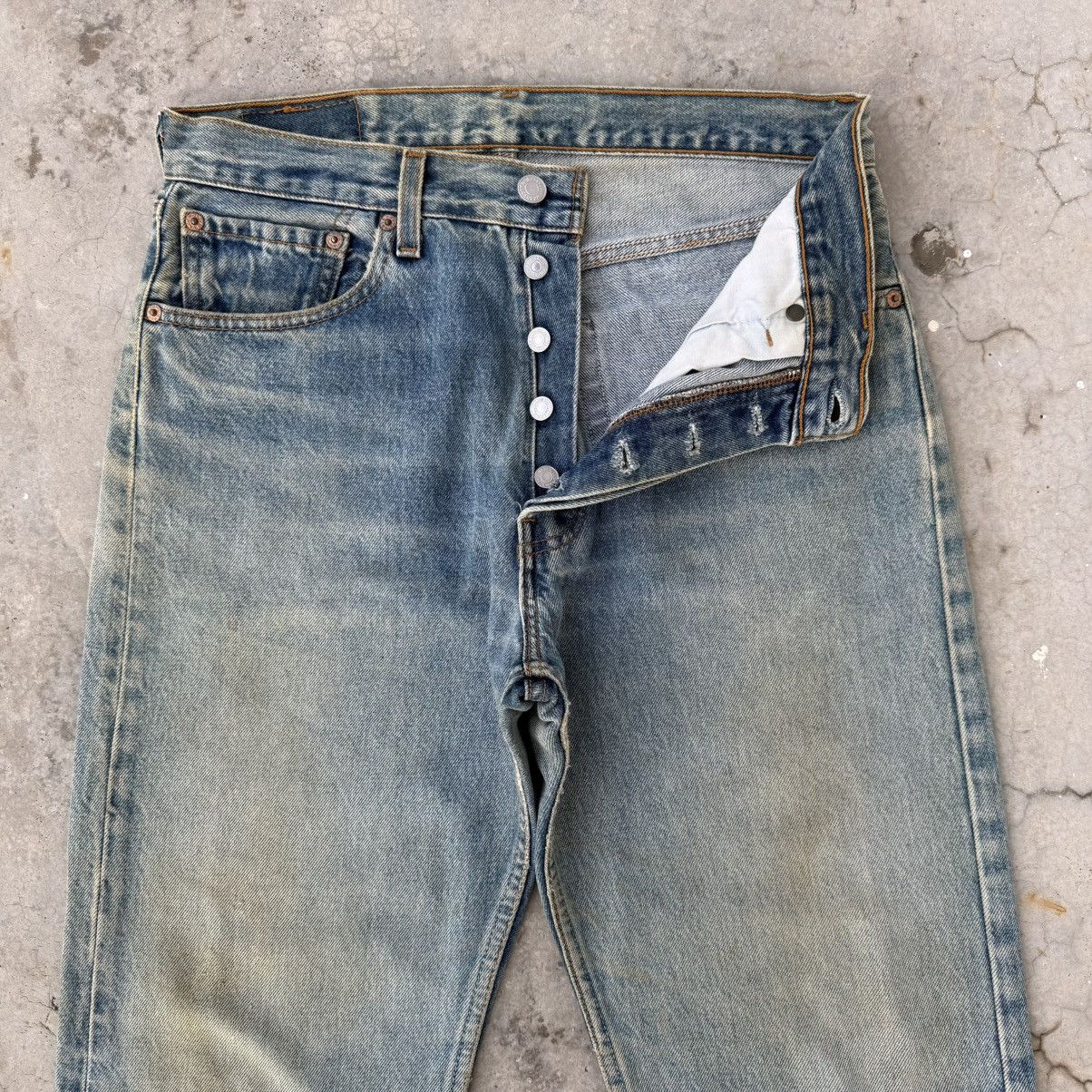 Levi's Vintage Clothing VINTAGE LEVI'S 501 USA 99' FOR WOMEN RUSTY DENIM JEAN PANTS Size US 31 - 12 Thumbnail